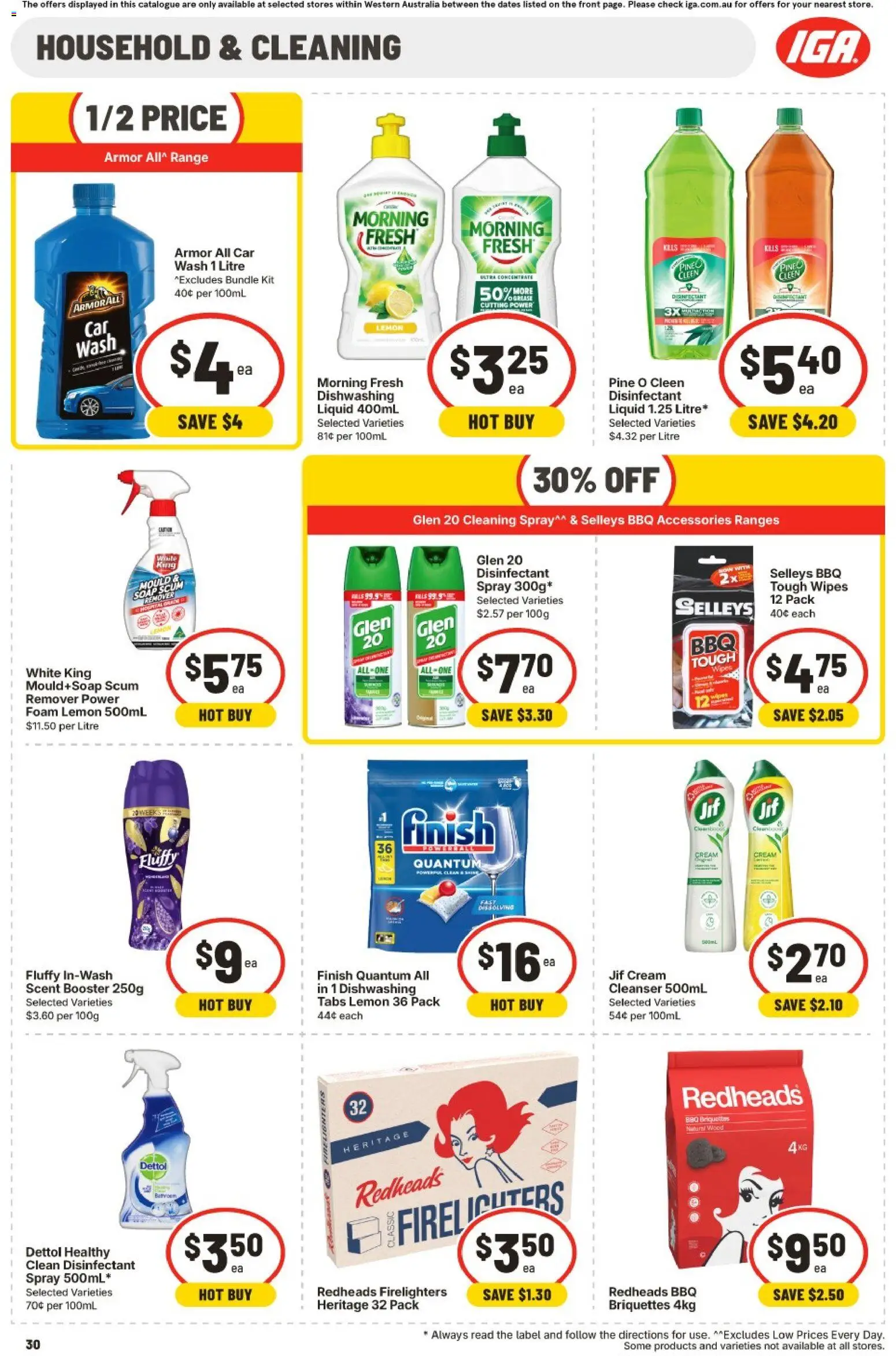 IGA catalogue - valid from 30/09/2026 | Page: 30 | Products: Household, Soap, Lemon, Accessories