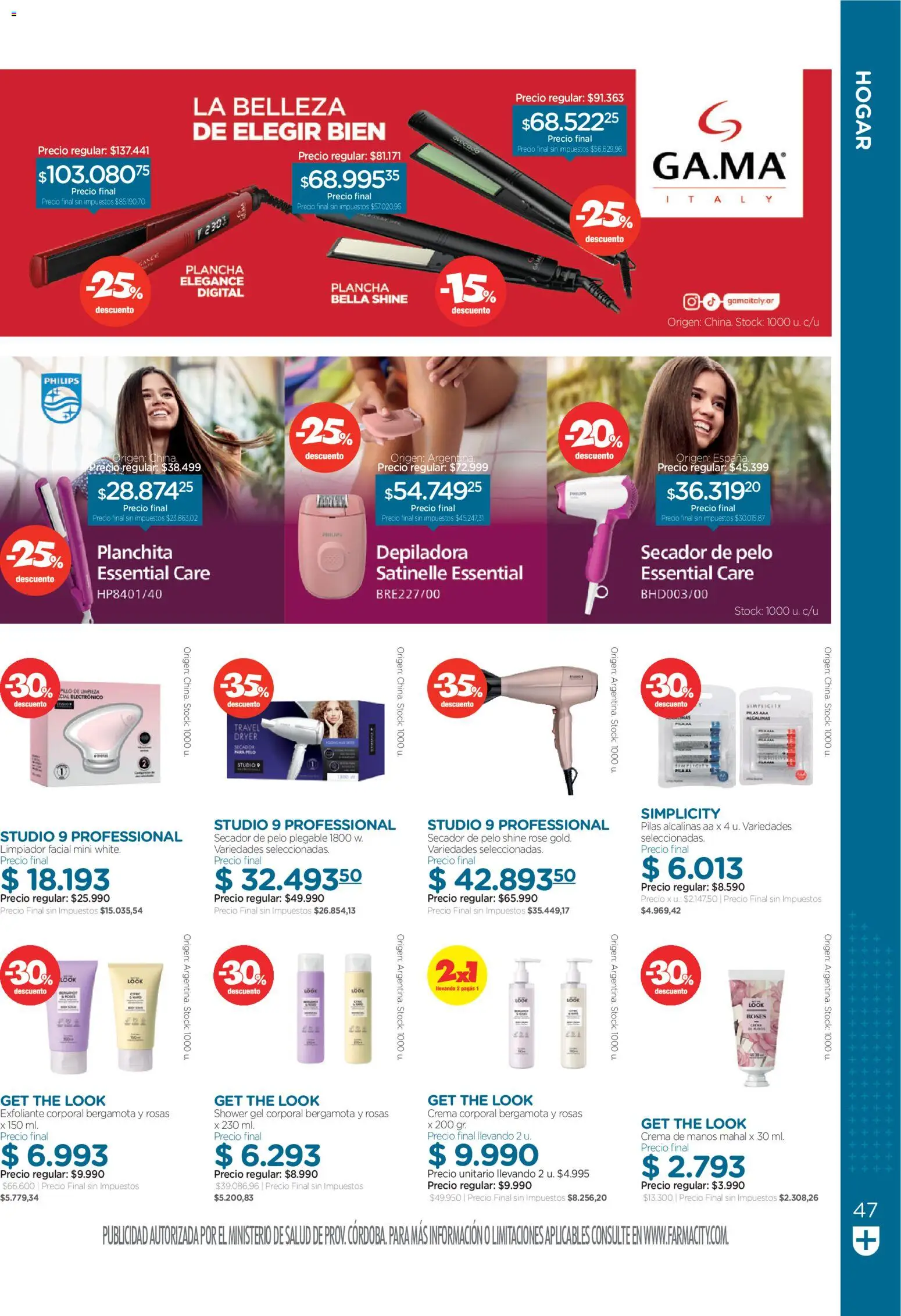 Farmacity catálogo │ válido desde el 01/10/2026 | Página: 47