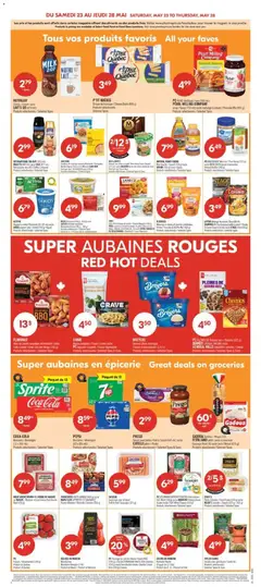 Preview of PEPSI, Boissons/Beverages, (12 x 355 mL), Produits sélectionnés/Selected Types from shop Pharmaprix valid from 22.05.2026 | Page: 5