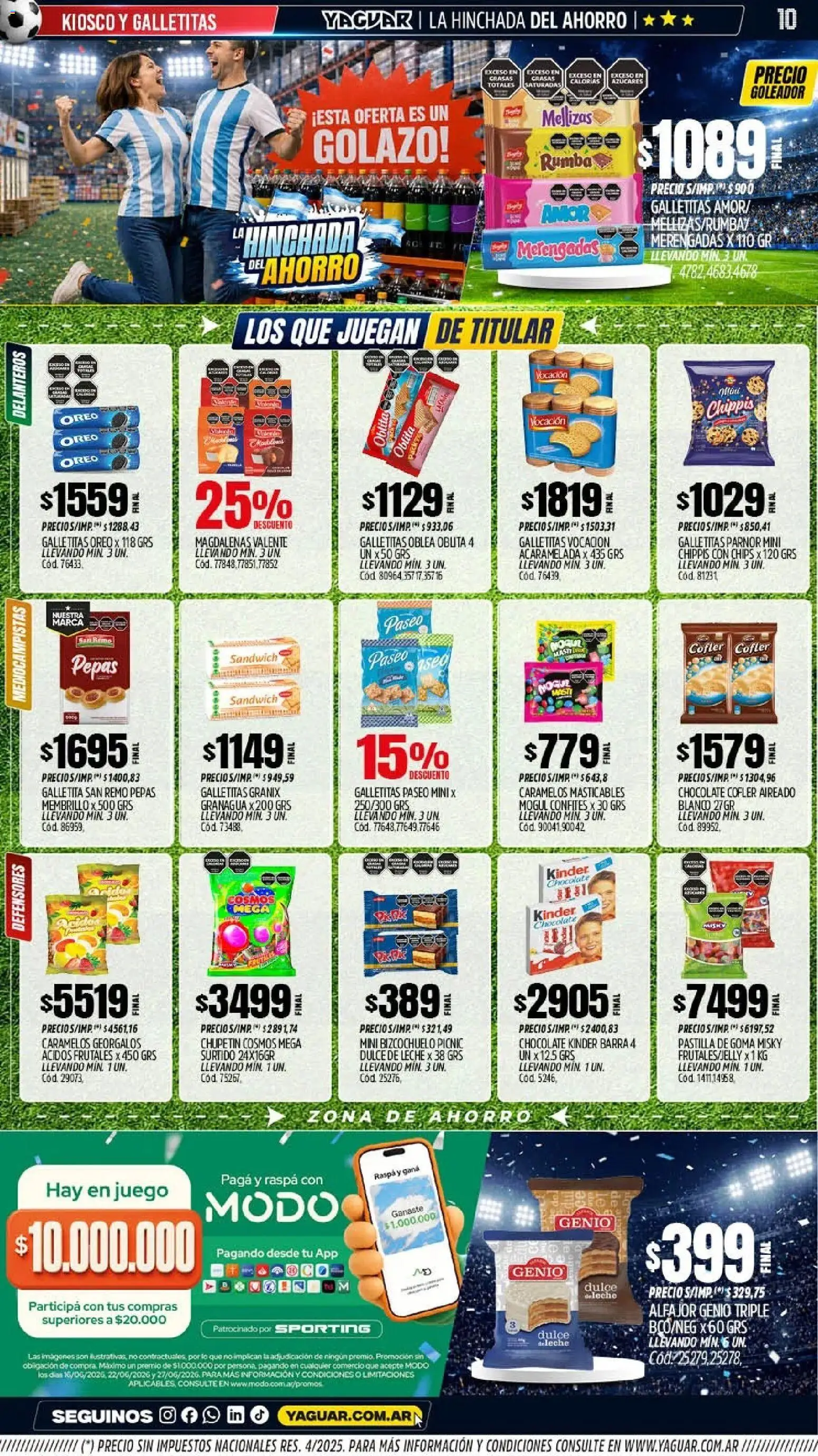 Yaguar - Oferta Semanal Chaco │ válido desde el 22/06/2026 | Página: 9