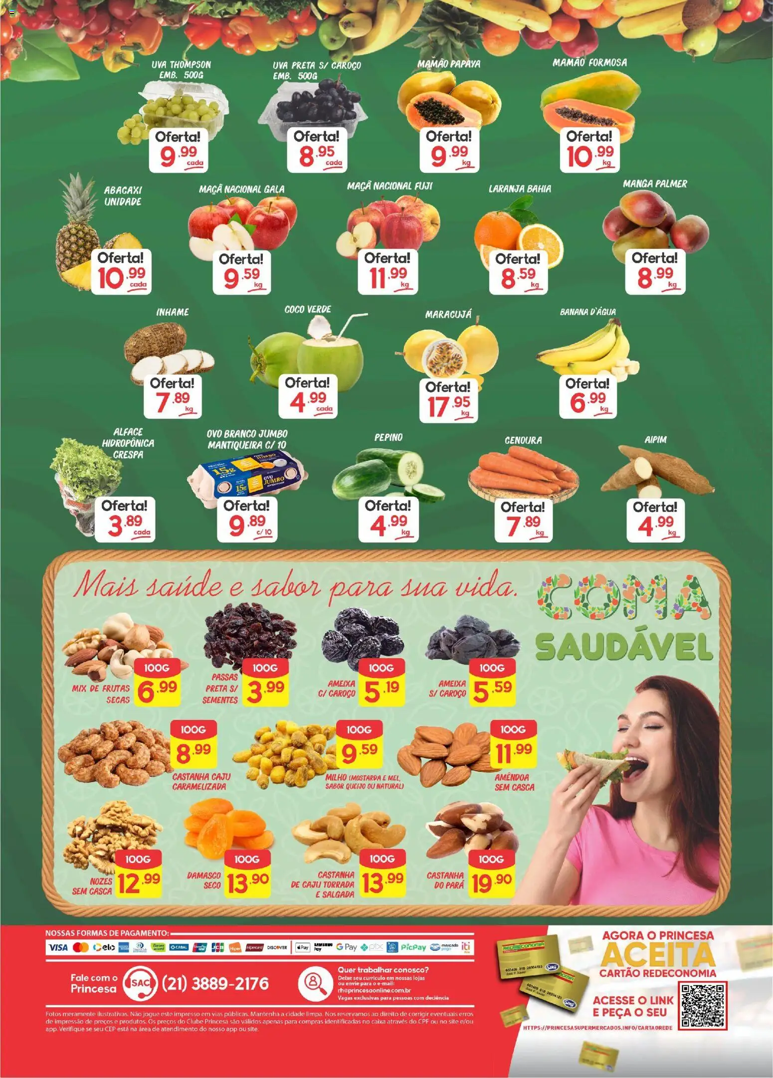 Princesa Folheto - válido de 15/09/2026 | Página: 2 | Produtos: Frutas, Damasco, Queijo, Abacaxi