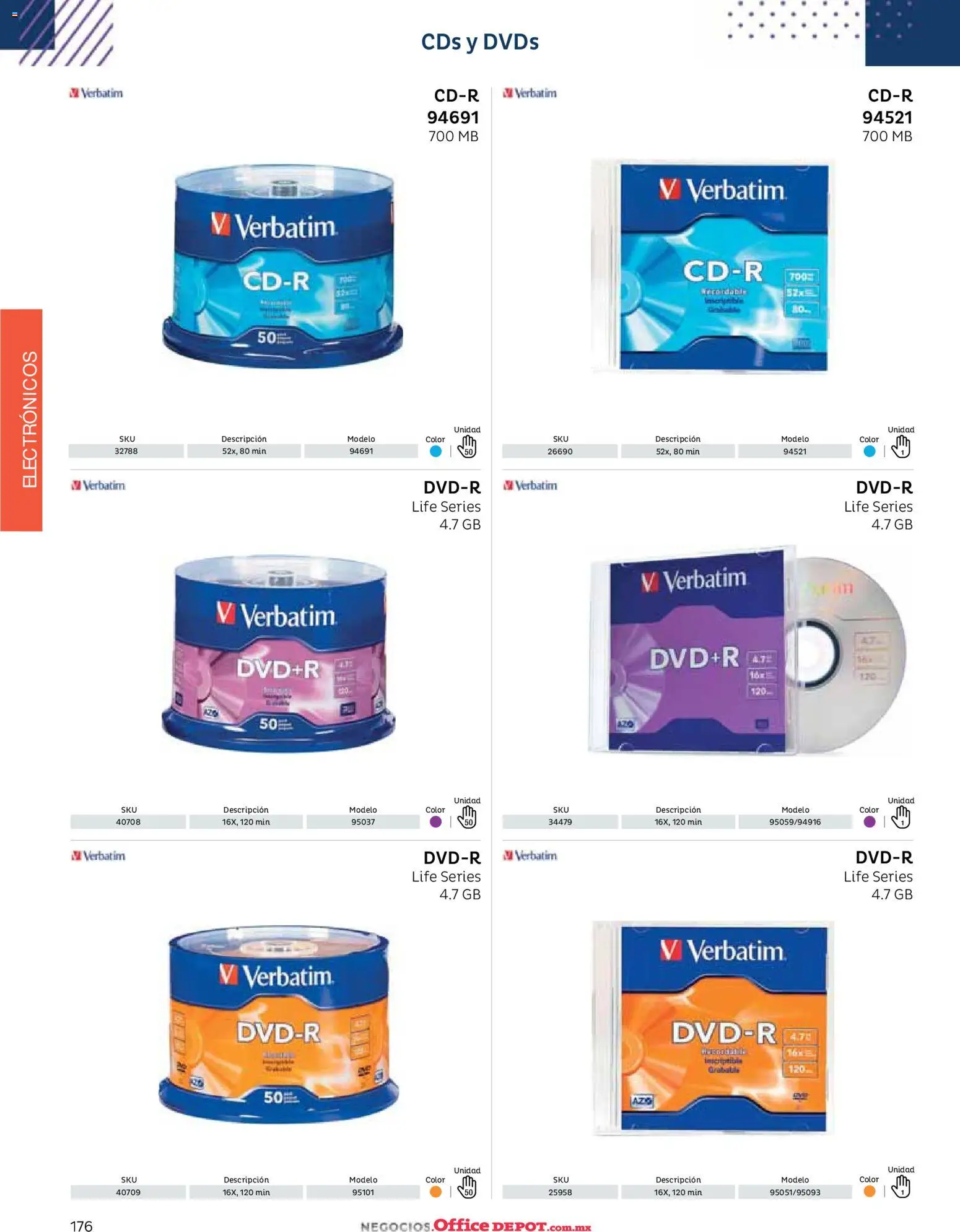 Nuevas ofertas de Office Depot válidas en toda la República Mexicana desde el 12/01/2026. ¡Encuentra las mejores ofertas en Office Depot catálogo 2026! | Página: 178