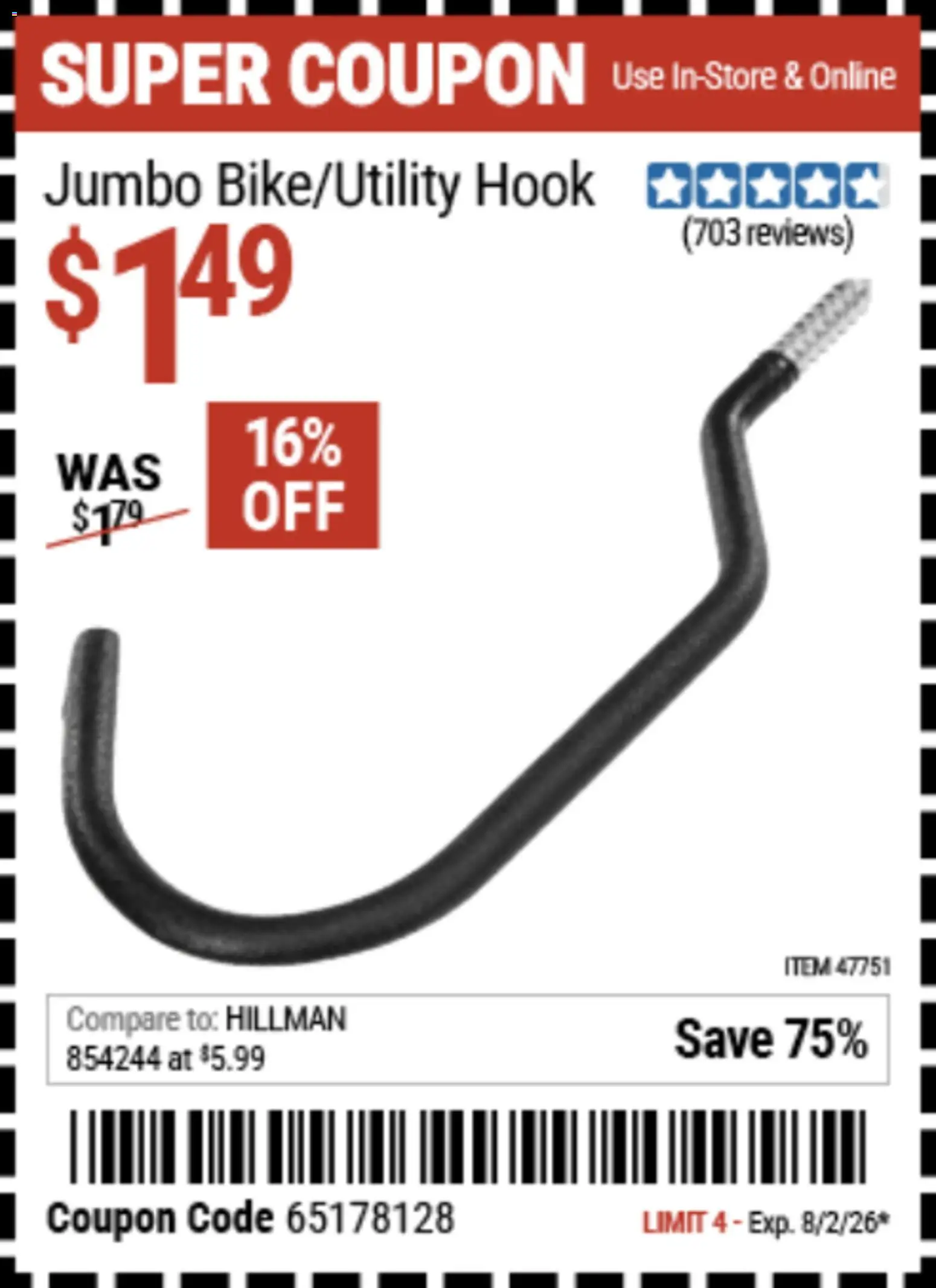 Harbor Freight Weekly Ad - valid from 07/20/2026 | Page: 17 | Products: Hook