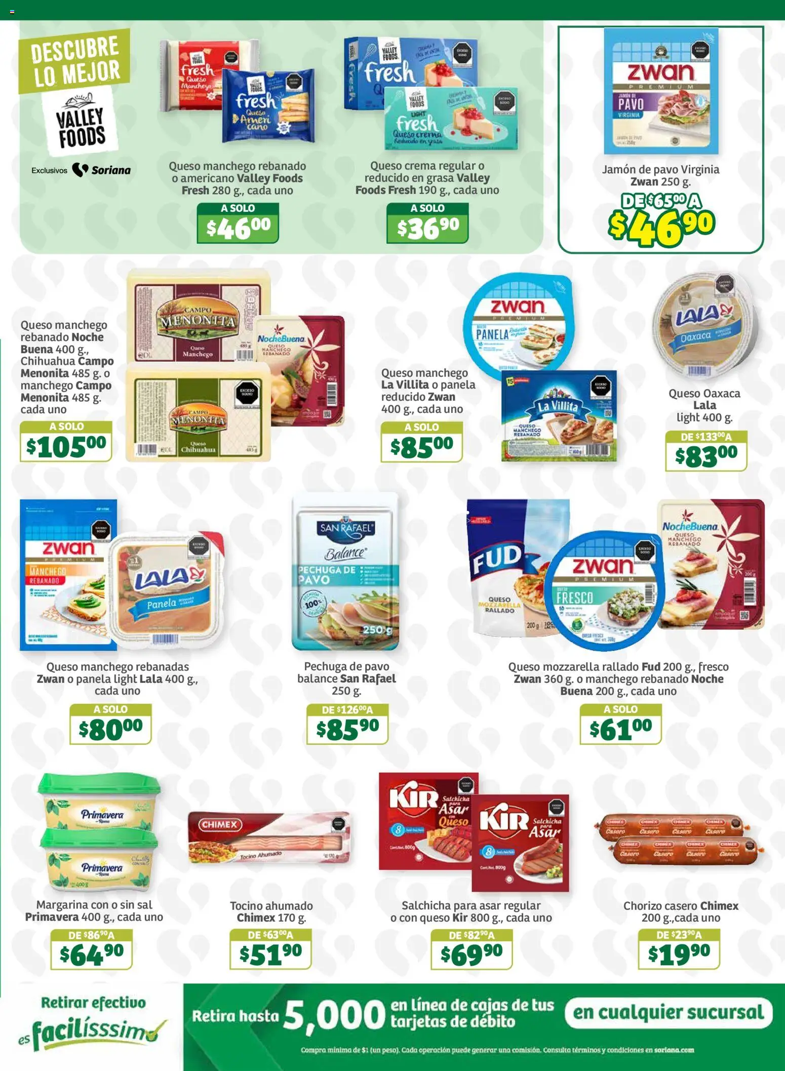 Nuevas ofertas de Soriana válidas en toda la República Mexicana desde el 02/10/2026. ¡Encuentra las mejores ofertas en Soriana Súper - En México Oferta se dice Soriana! | Página: 5
