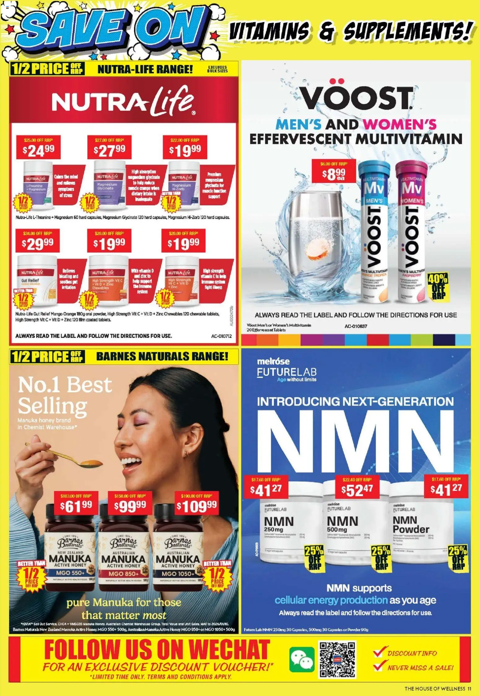 Chemist Warehouse catalogue - valid from 11.05.2026 | Page: 11 | Products: Powder, Mango, Raspberry, Zinc