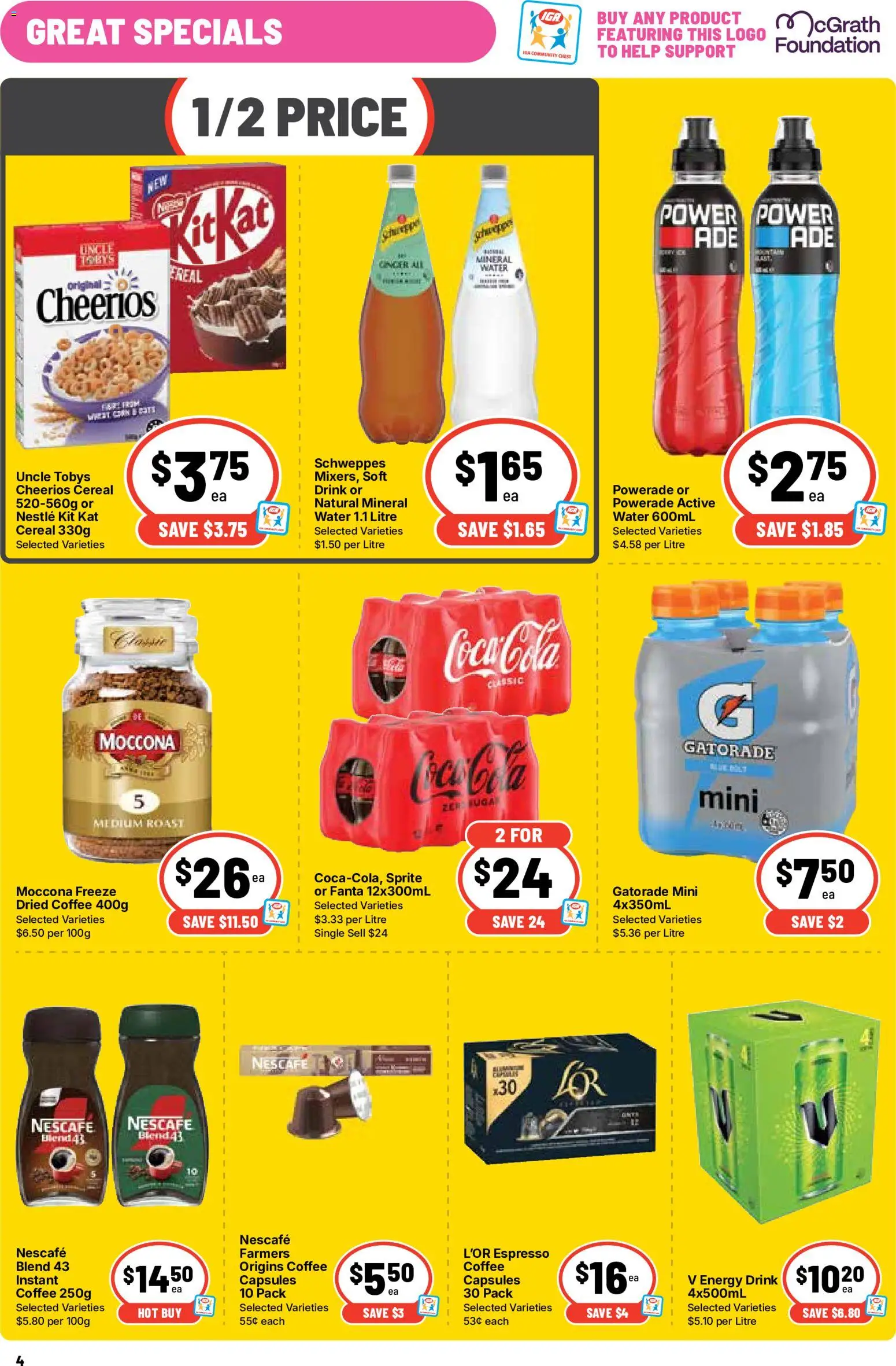 Ritchies catalogue - valid from 23/09/2026 | Page: 4 | Products: Energy drink, Coffee, Capsules, Foundation