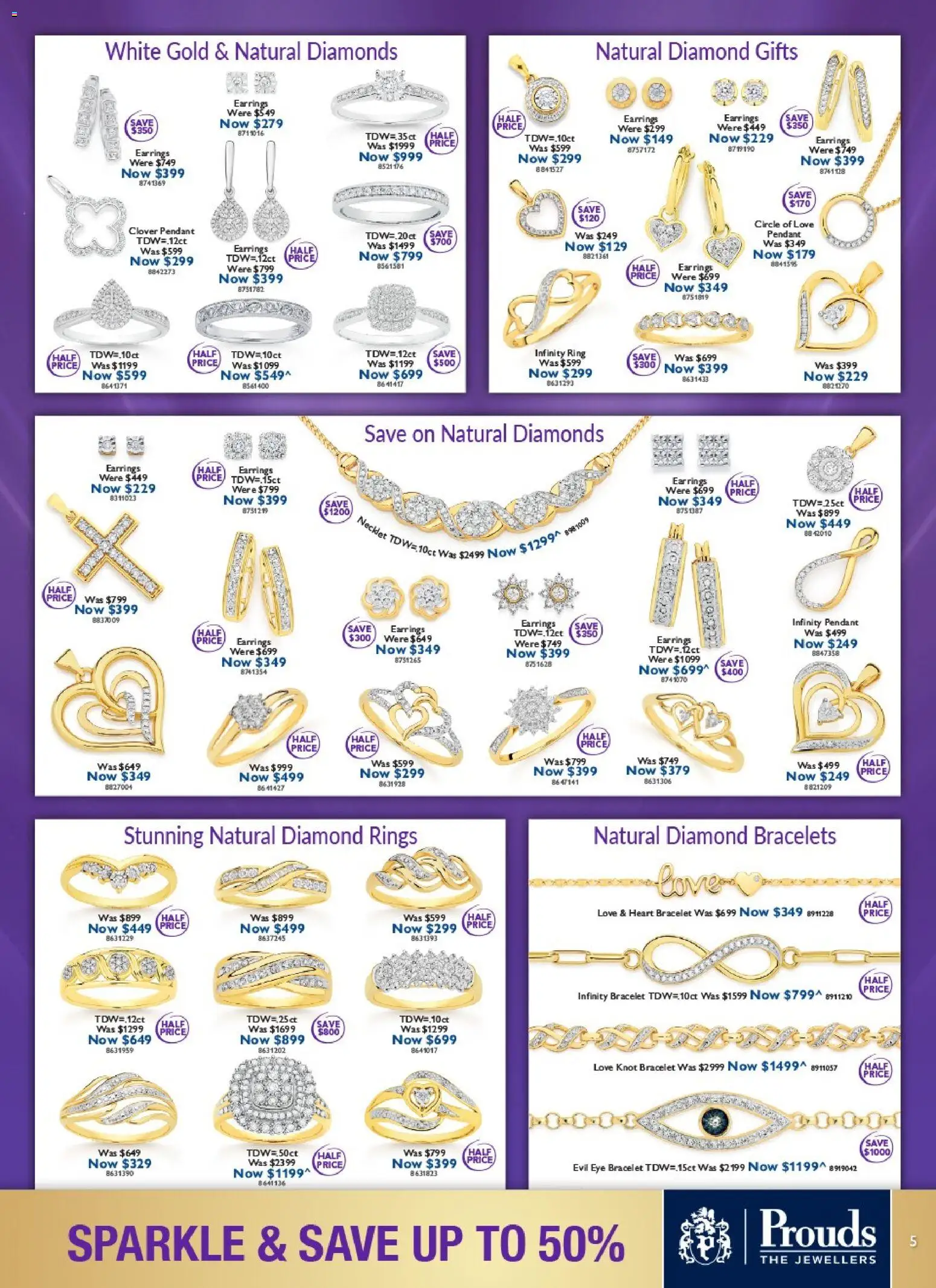 Prouds The Jewellers catalogue - valid from 29/06/2026 | Page: 5 | Products: Bracelet, Diamond, Earrings, Pendant