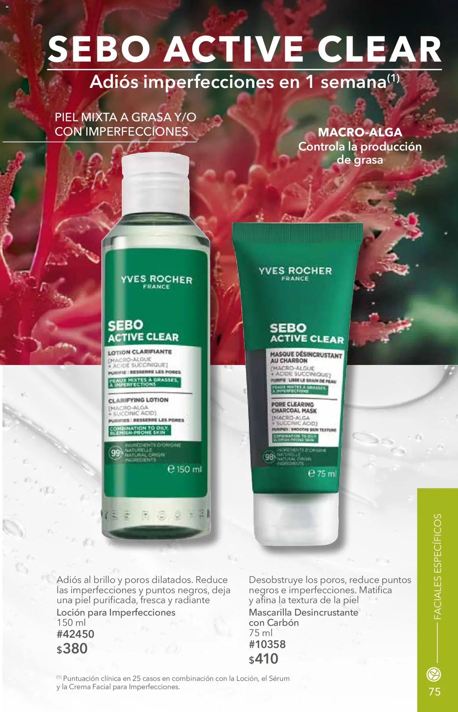 Nuevas ofertas de Yves Rocher válidas en toda la República Mexicana desde el 06/10/2026. ¡Encuentra las mejores ofertas en Yves Rocher campaña 14 2026! | Página: 77 | Productos: Serum, Crema, Brillo, Crema facial