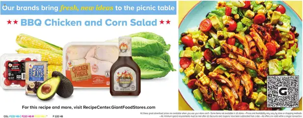 Preview of Giant weekly ads valid from 22.05.2026 | Page: 24 | Products: Corn, Table, Tomatoes, Salad