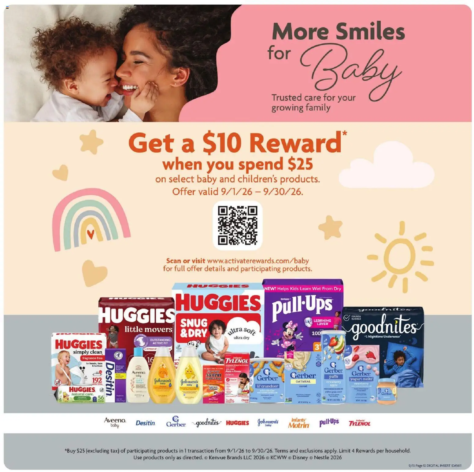 Family Dollar Weekly Ad - valid from 09/13/2026 | Page: 12 | Products: Fragrance, Yogurt, Underwear, Oatmeal