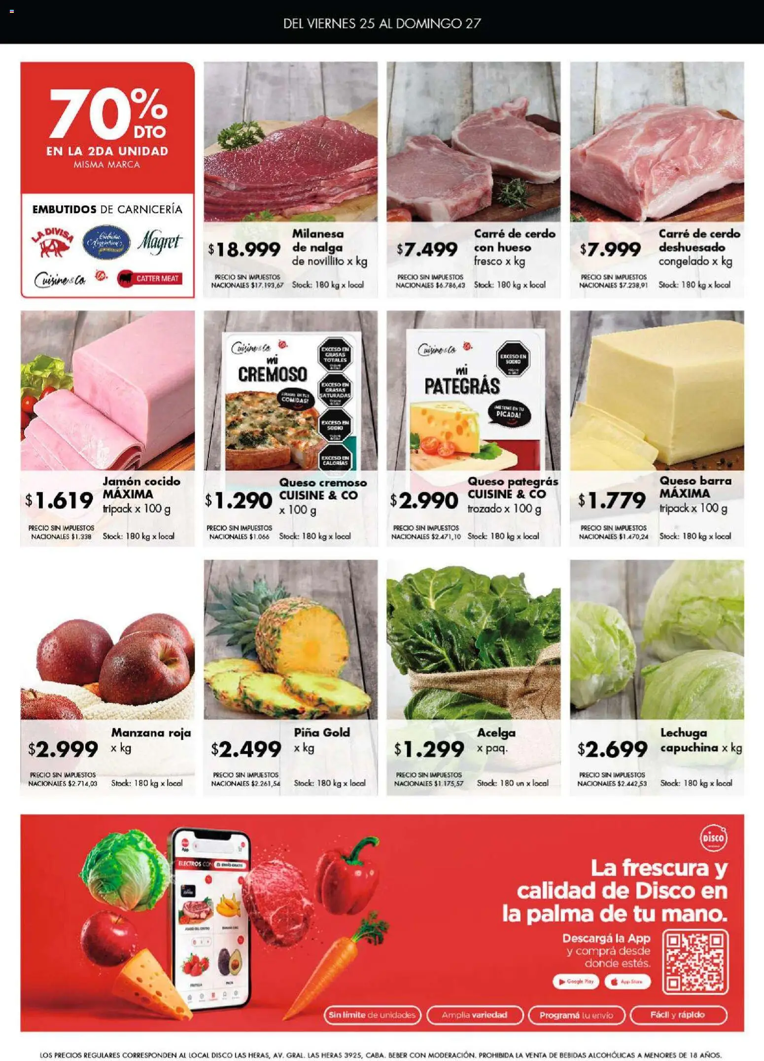Disco - Ofertas │ válido desde el 24/09/2026 | Página: 8 | Productos: Embutidos, Acelga, Cerdo, Piña
