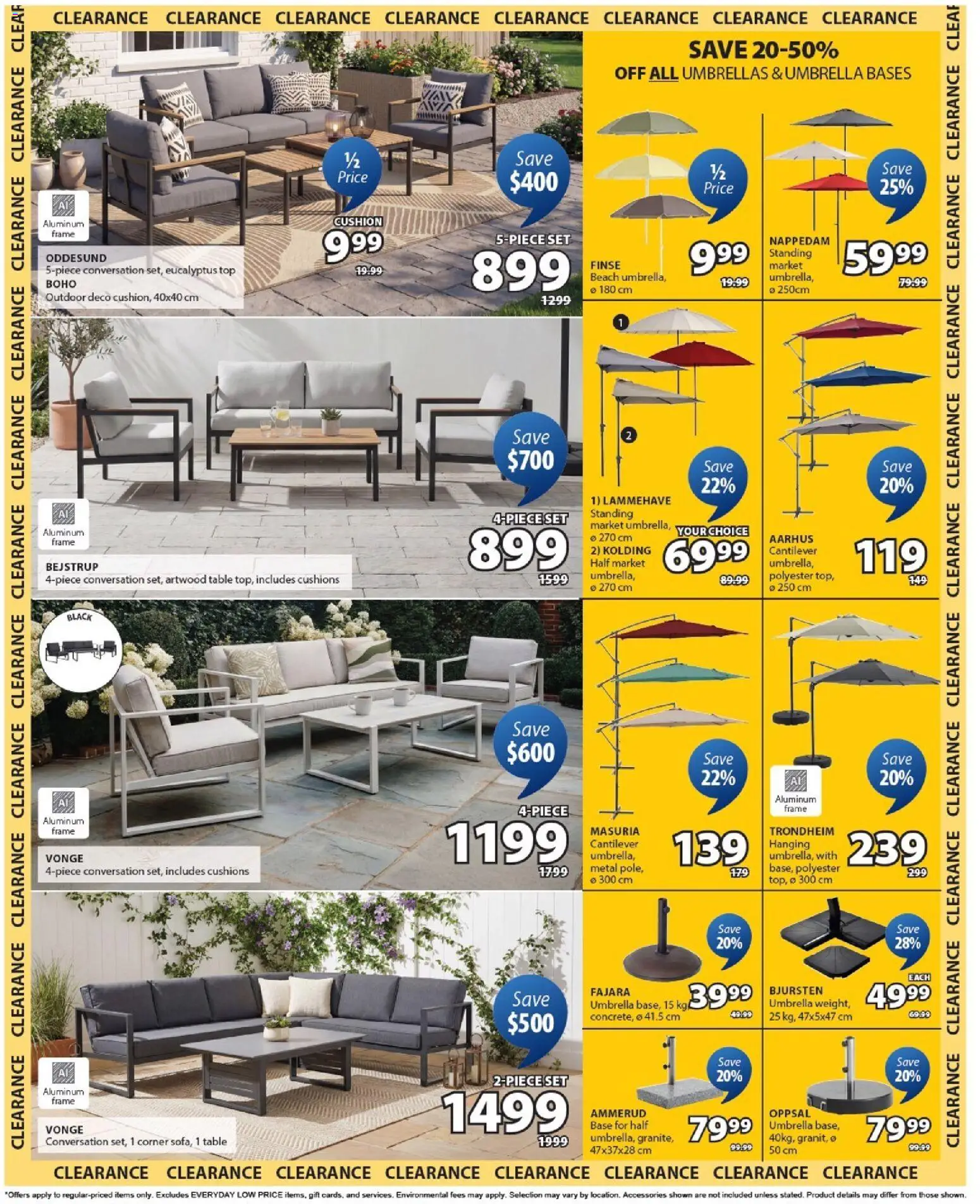 JYSK flyer valid from Jul 2, 2026 | Page: 4 | Products: Umbrella, Table