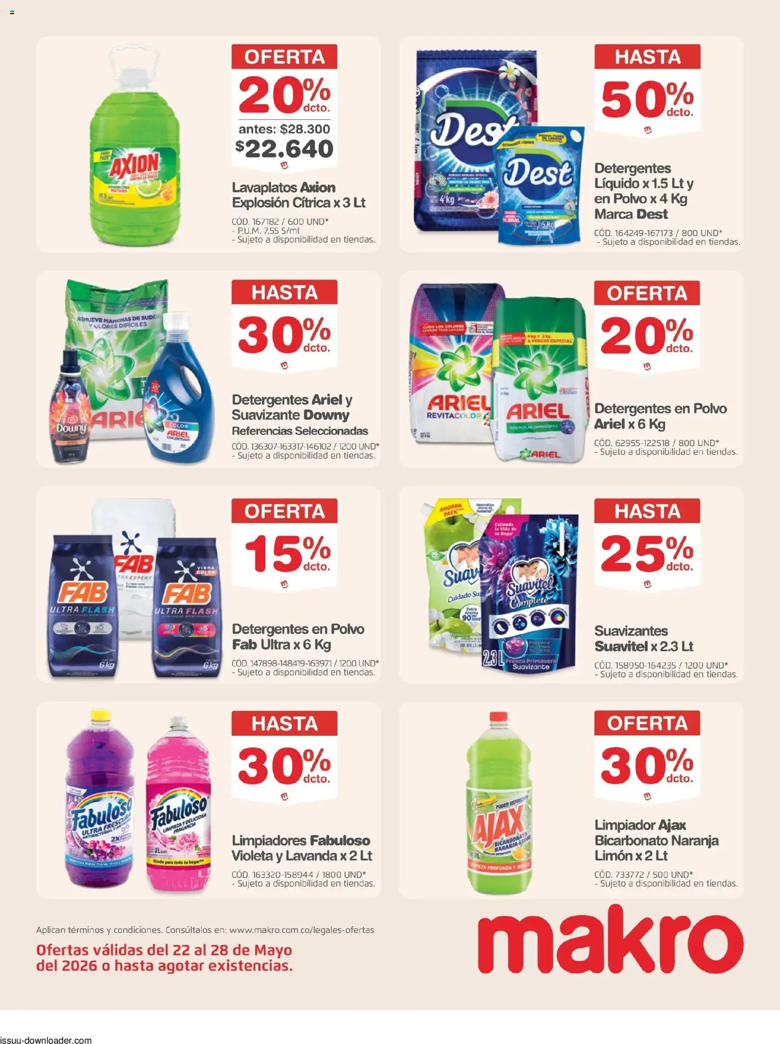 Makro revista - valida desde el 22.05.2026 | Página: 19