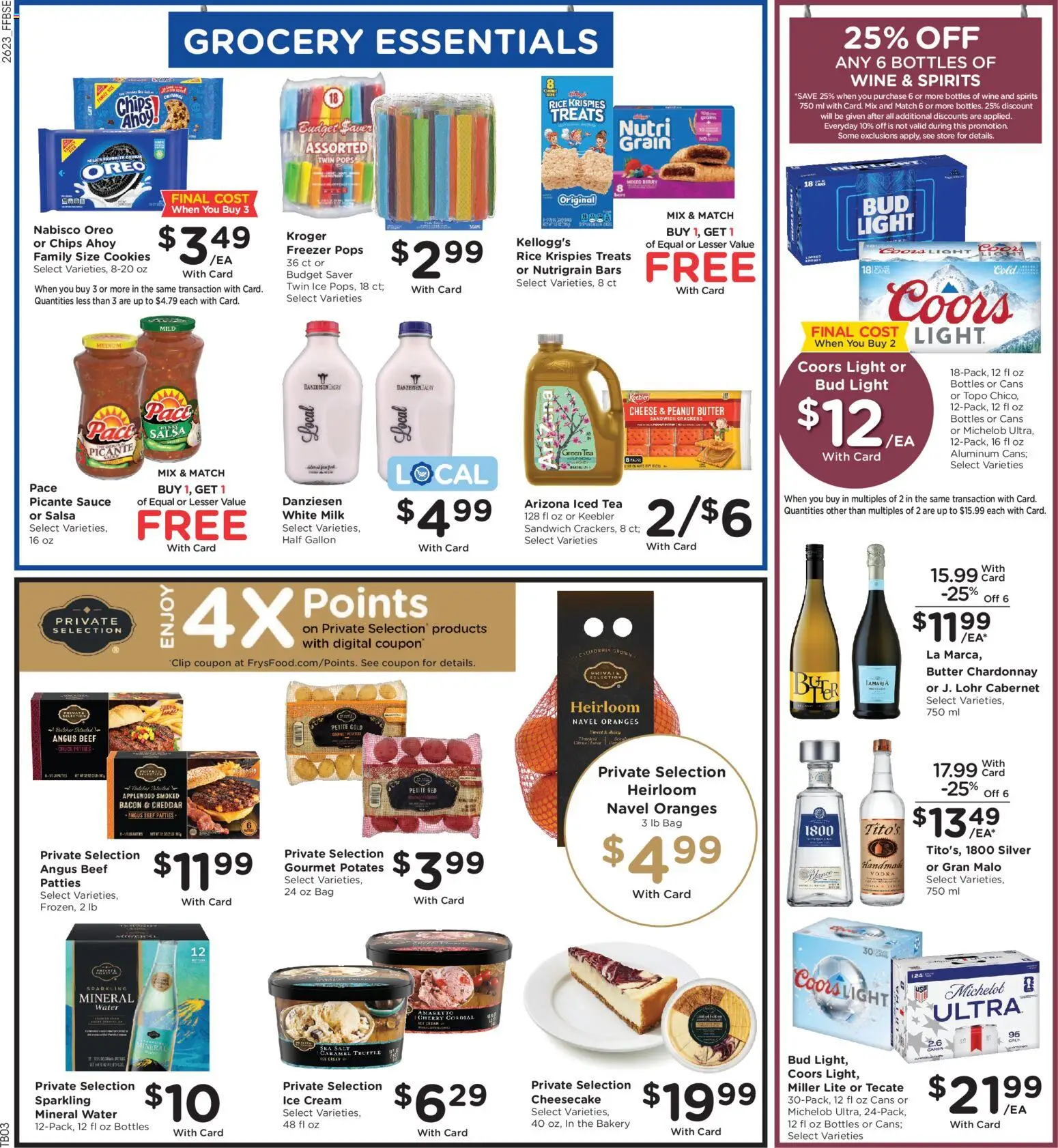 Fry's Food Weekly Ad - valid from 07/08/2026 | Page: 10 | Products: Clip, Cheese, Tea, Cream