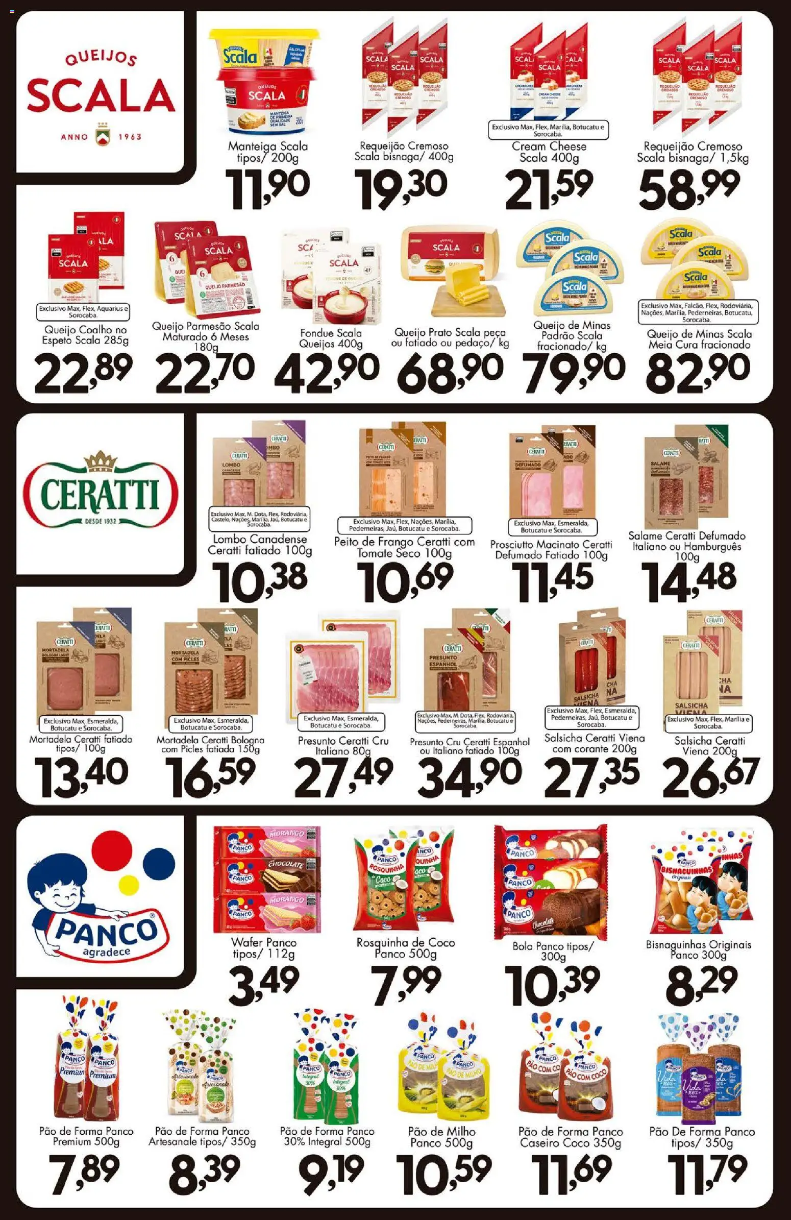 Confiança Folheto - válido de 17/07/2026 | Página: 8 | Produtos: Queijo, Cream cheese, Frango, Rosquinha