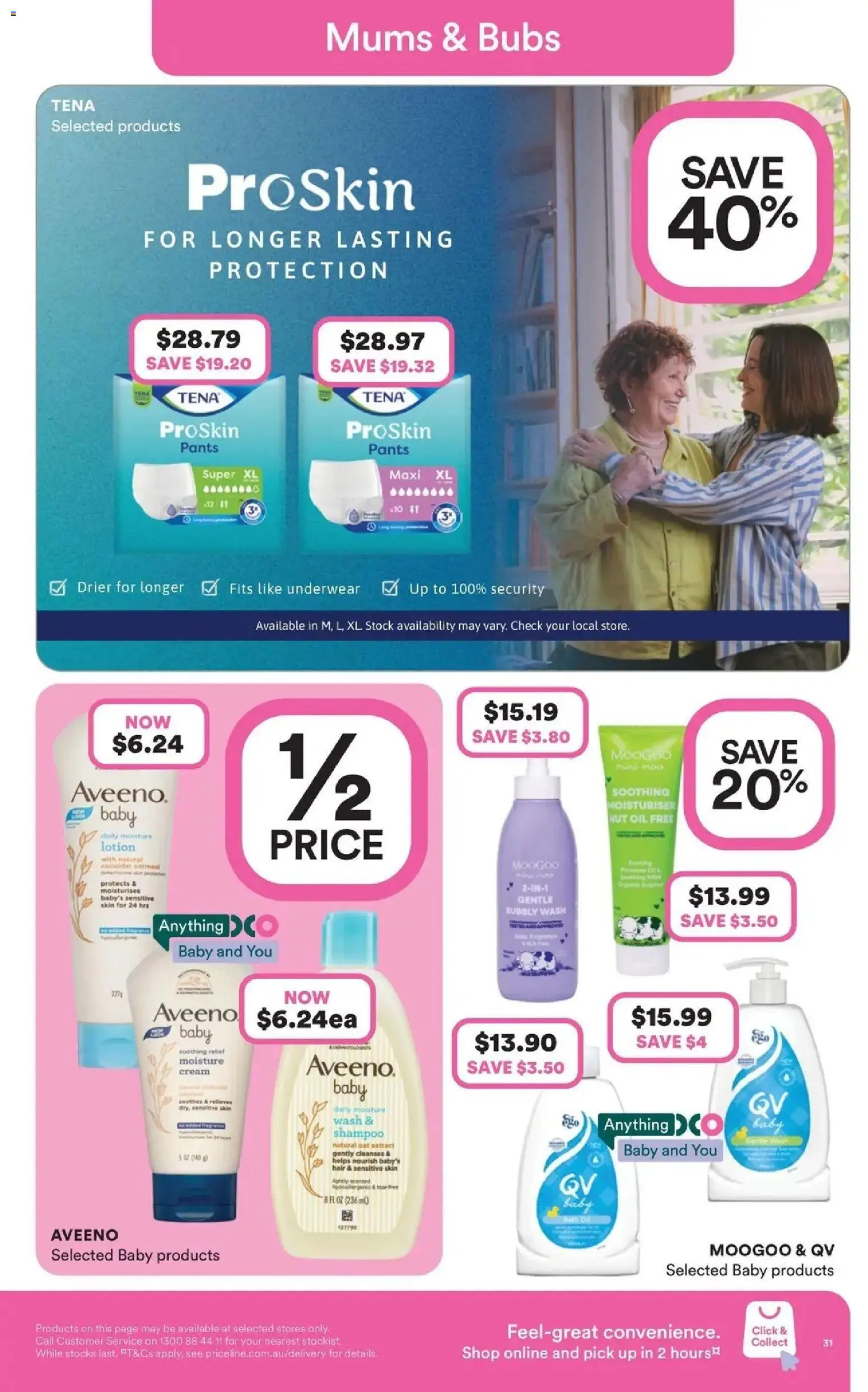 Priceline Pharmacy catalogue Armadale - 27/08/2026 > weekly / monthly specials | Page: 31 | Products: Oil, Lotion, Moisturiser, Cream