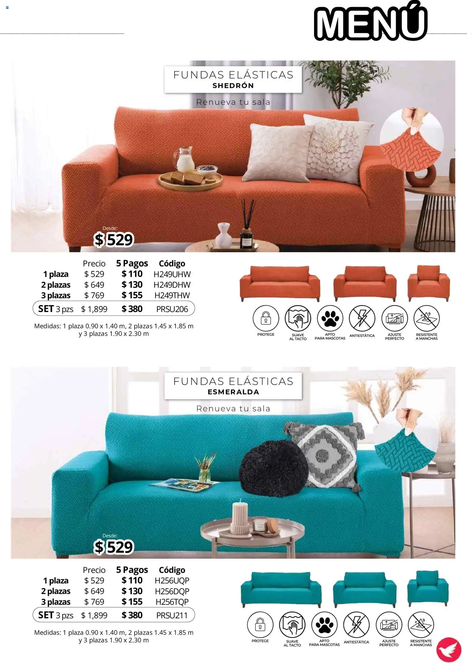 Nuevas ofertas de Colchas Concord válidas en toda la República Mexicana desde el 01/08/2026. ¡Encuentra las mejores ofertas en Colchas Concord catálogo! | Página: 192