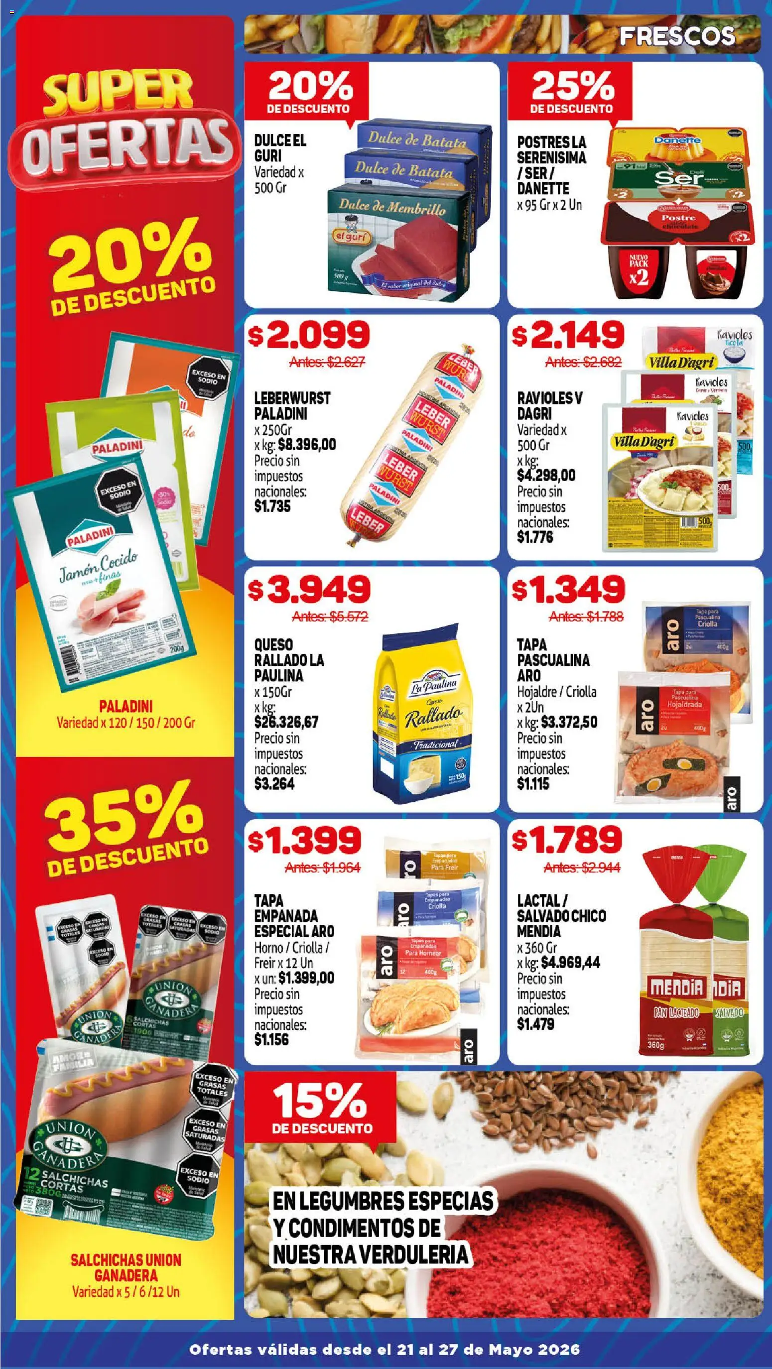 Makro ofertas │ válido desde el 21.05.2026 | Página: 3 | Productos: Horno, Jamón cocido, Queso, Jamón