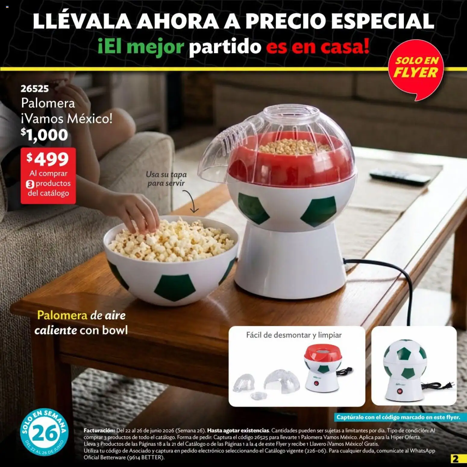 Nuevas ofertas de Betterware válidas en toda la República Mexicana desde el 22.06.2026. ¡Encuentra las mejores ofertas en Betterware Ofertas! | Página: 3