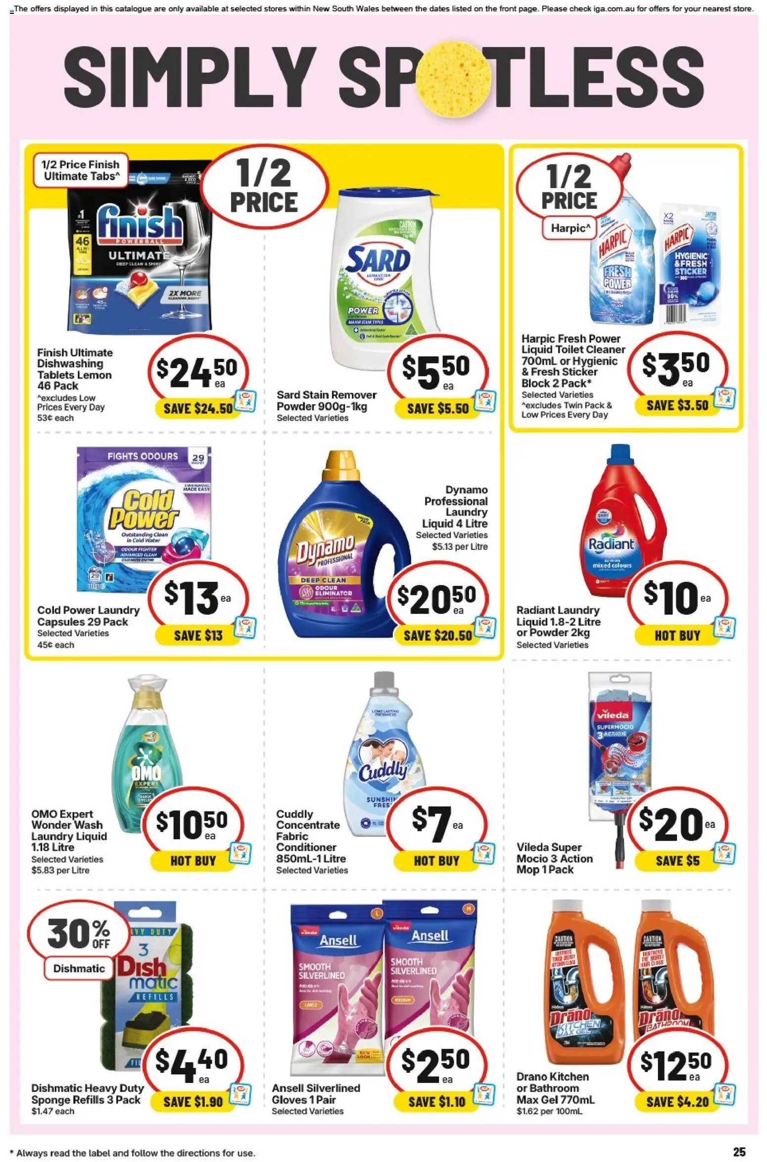 IGA catalogue - valid from 13.05.2026 | Page: 26 | Products: Toilet, Powder, Mop, Tablets