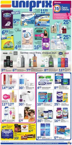 Preview of Uniprix weekly flyer / circulaire from shop Uniprix valid from Jul 23, 2026
