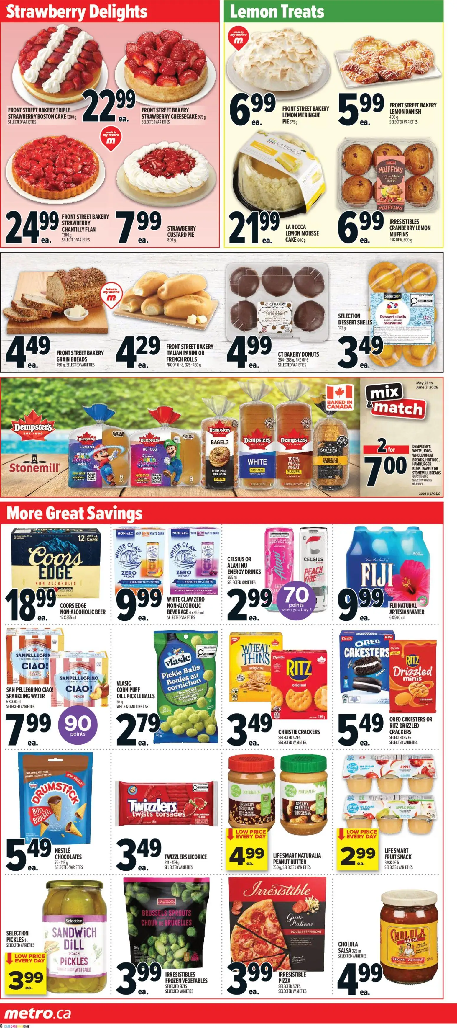 Metro flyer valid from 21.05.2026 | Page: 12 | Products: Cream, Bakery, Butter, Beer