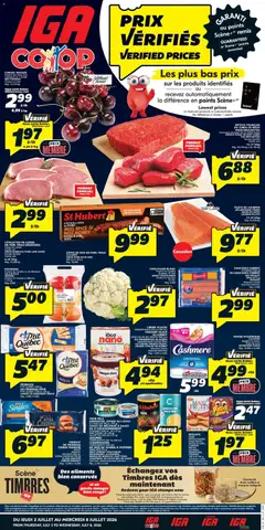 Preview of IGA weekly flyer / circulaire from shop IGA valid from Jul 2, 2026