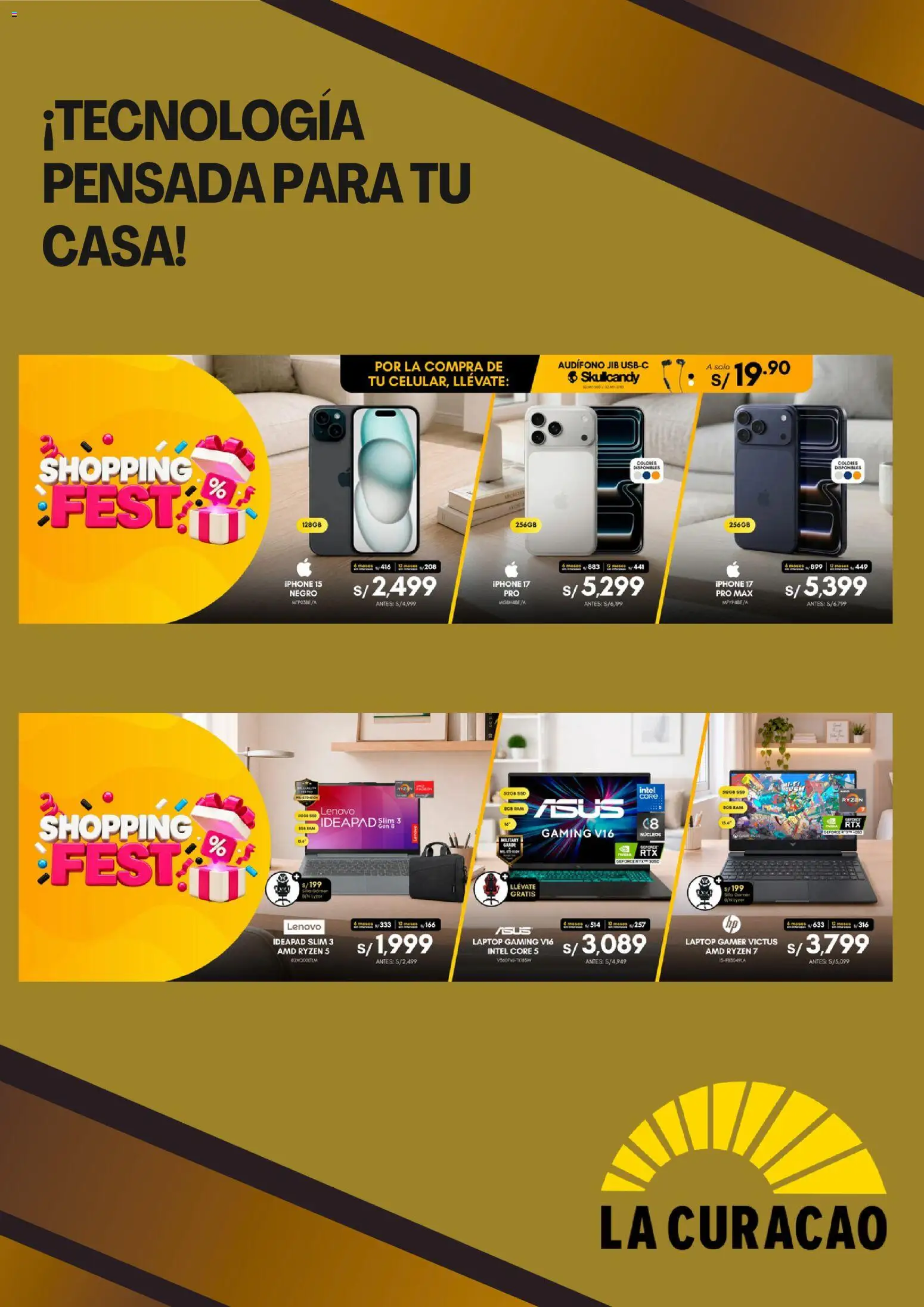 Catálogo La Curacao válido desde 21/09/2026 | Página: 3 | Productos: Laptop