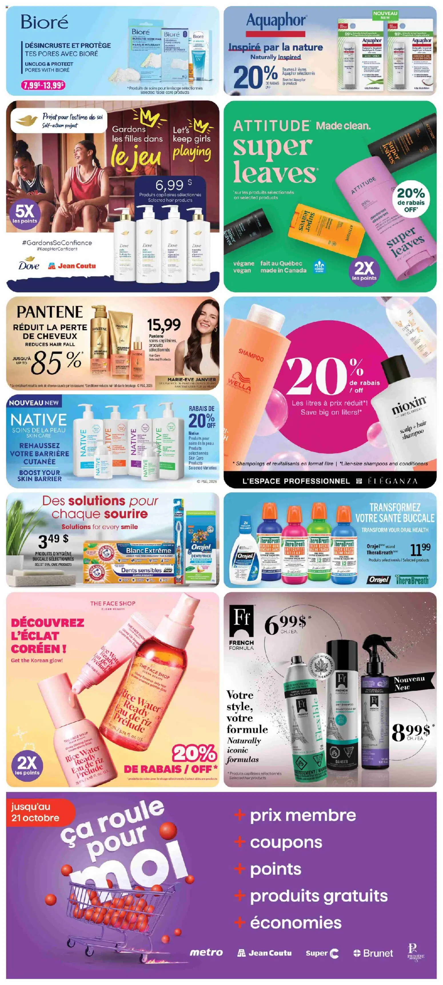 Jean Coutu flyer valid from Oct 15, 2026 | Page: 9