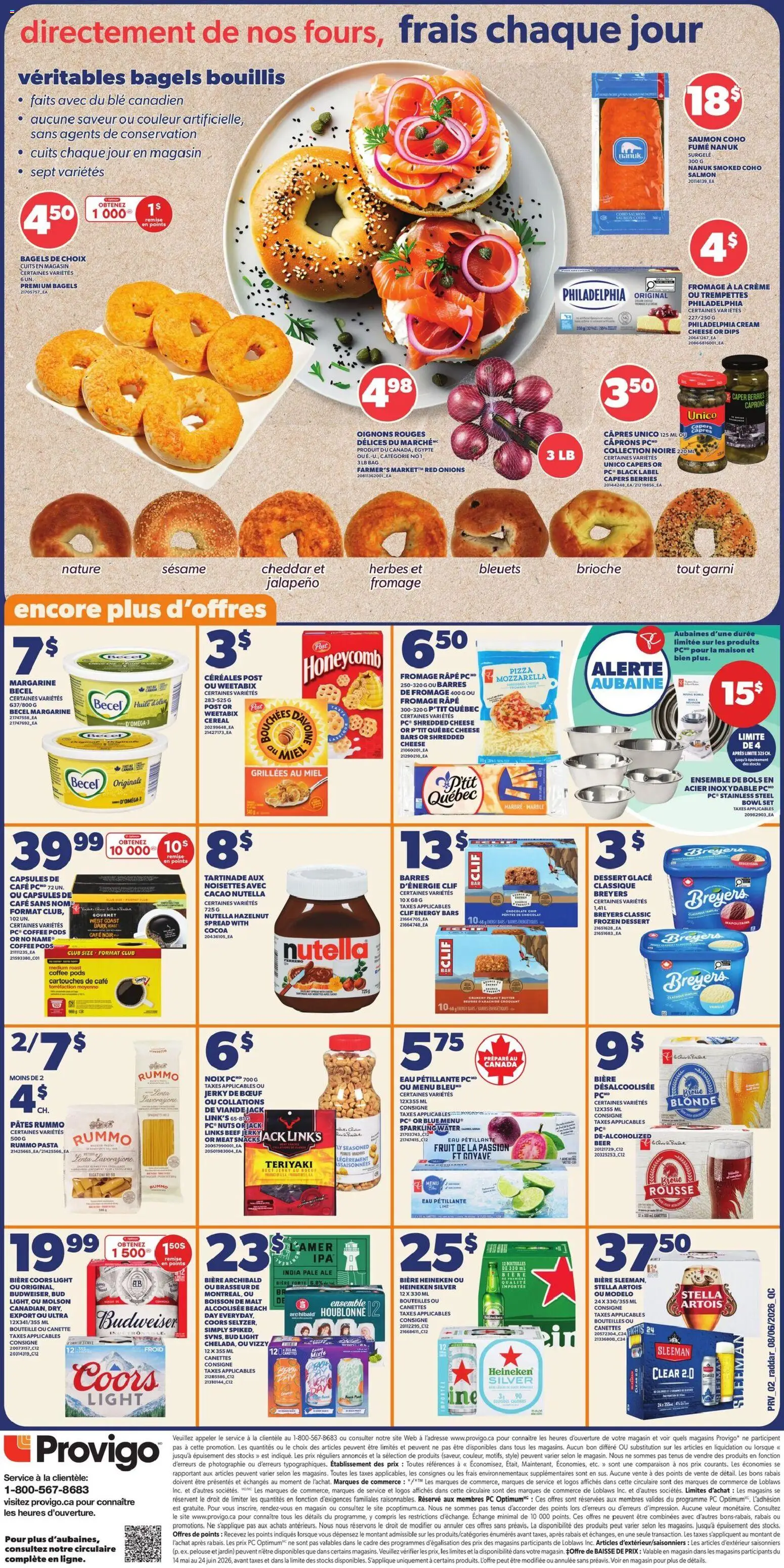 Provigo flyer valid from 11.06.2026 | Page: 3 | Products: PC, Cheese, Chocolate, Pizza