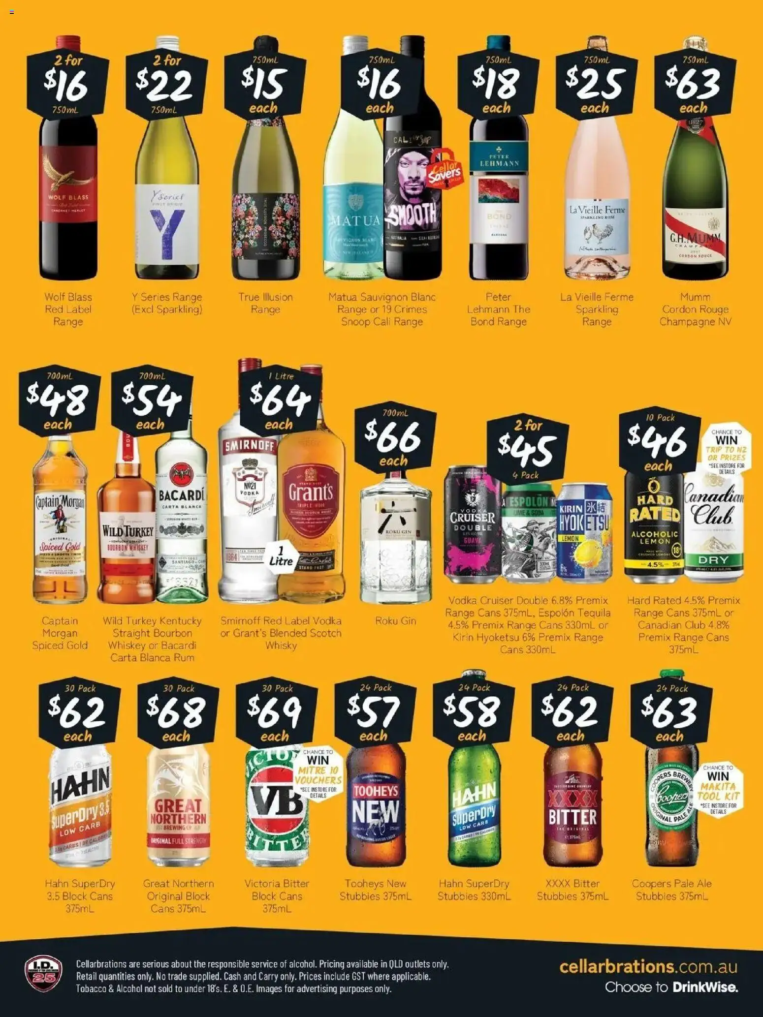 Cellarbrations catalogue - valid from 29/06/2026 | Page: 2 | Products: Gin, Vodka, Whiskey, Rum