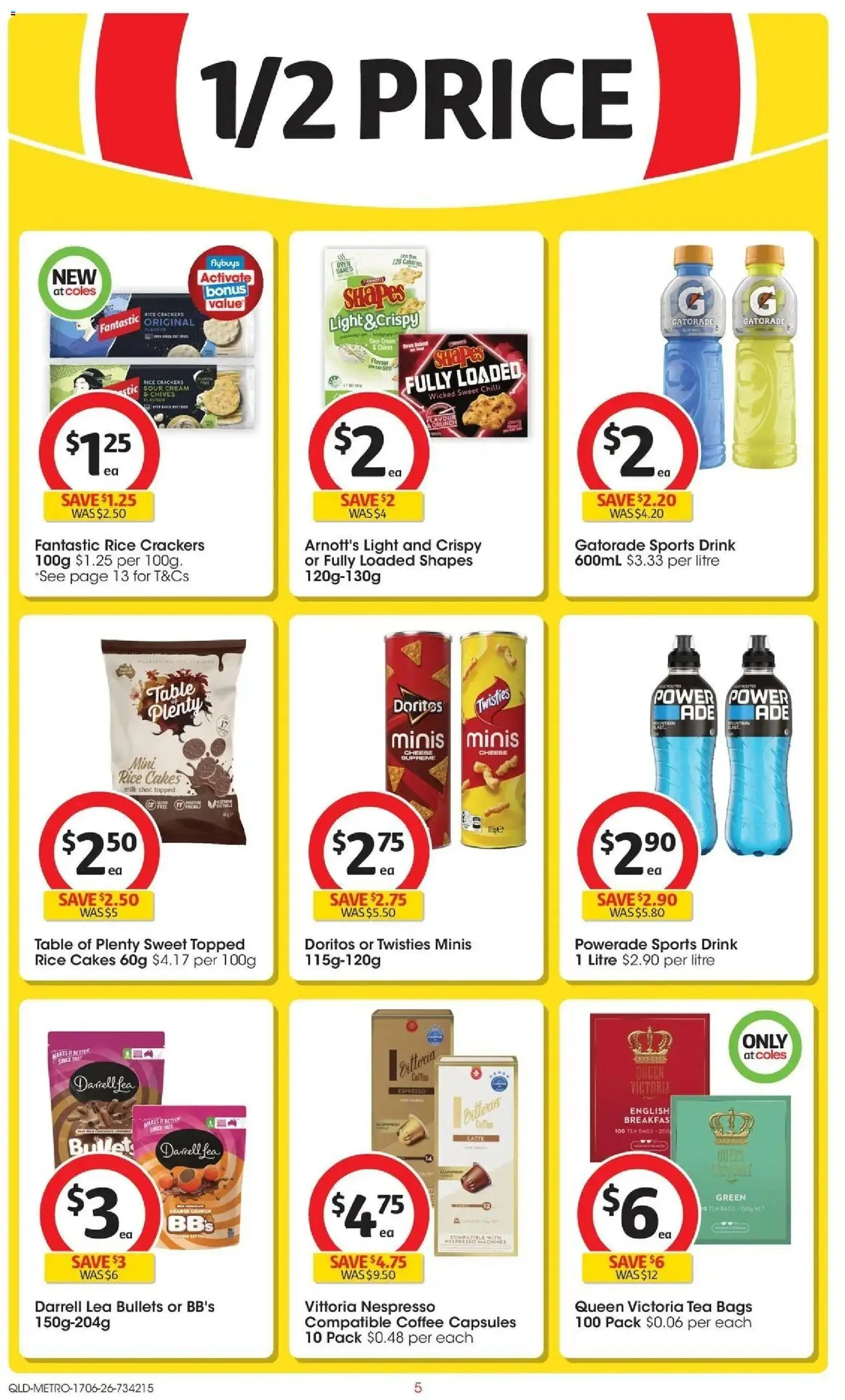 Coles catalogue - valid from 17.06.2026 | Page: 5 | Products: Milk, Coffee, Tea, Chilli