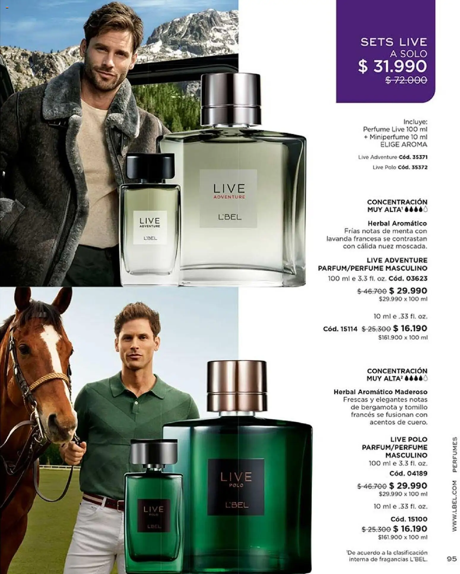 Catálogo L'Bel Campaña 13 │ válido desde el 27.07.2026 | Página: 95 | Productos: Perfumes, Nuez, Perfume