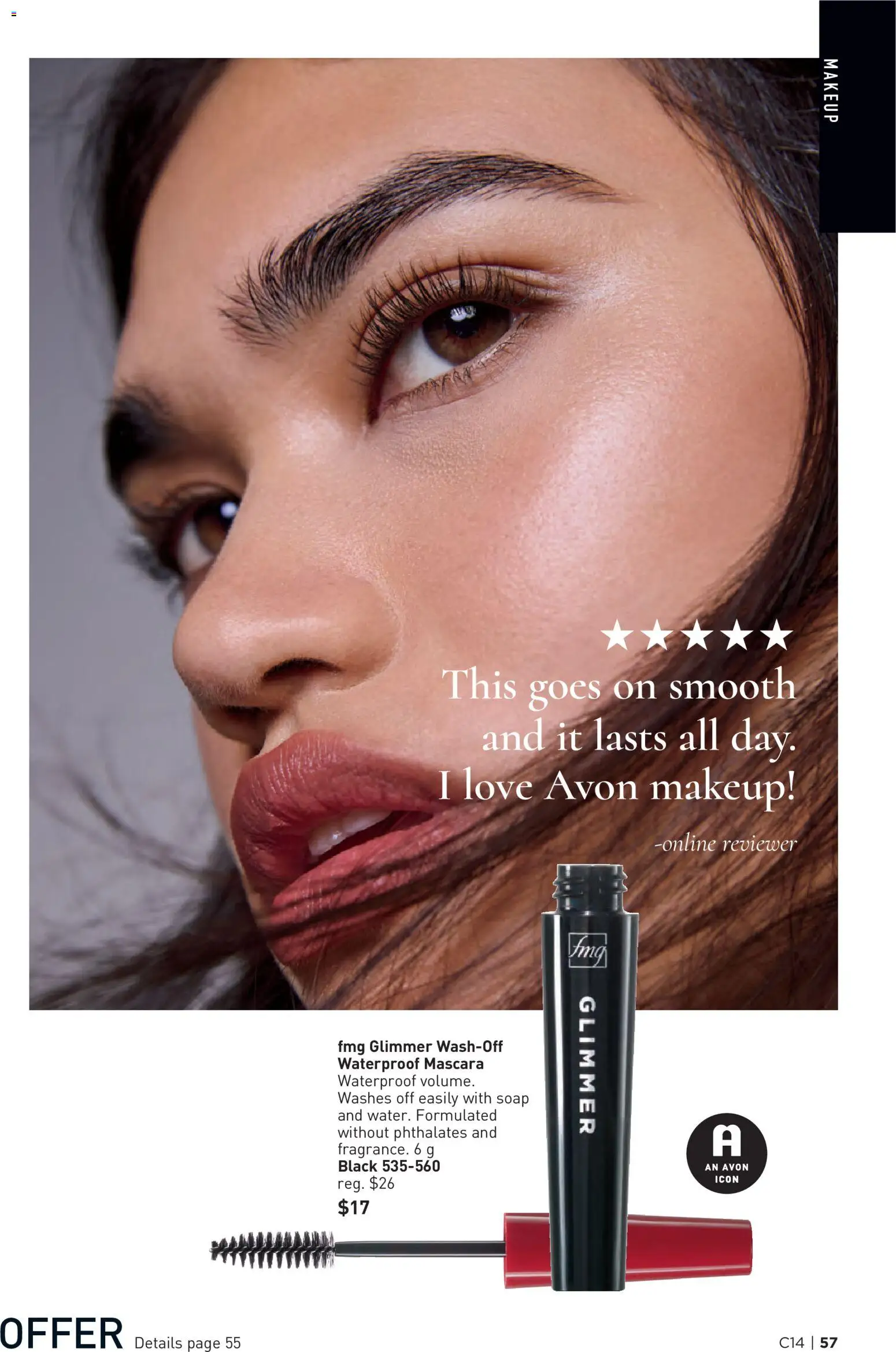 Avon flyer valid from Jul 2, 2026 | Page: 57 | Products: Mascara, Soap