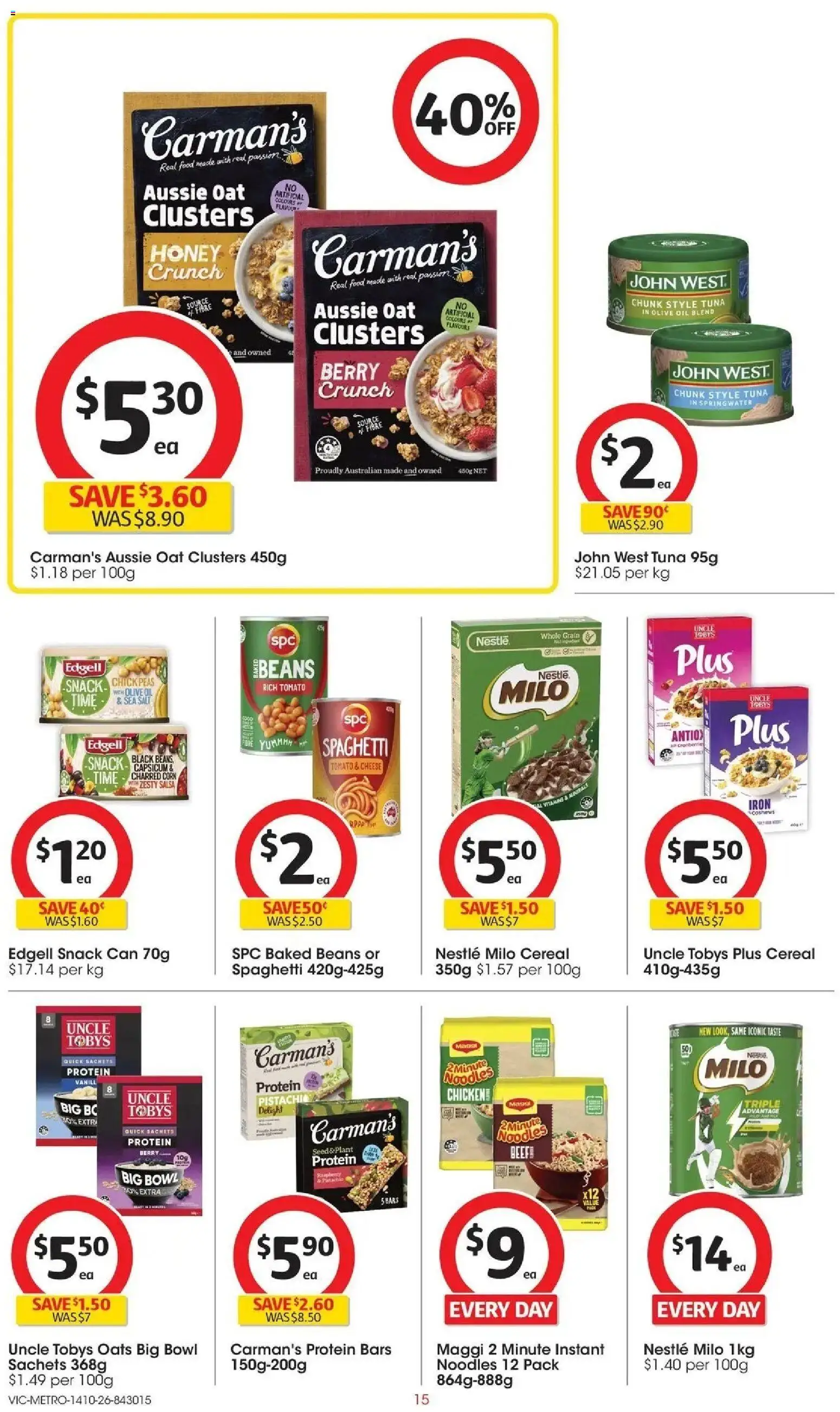 ﻿Coles catalogue valid from 14/10/2026 > Online Australia | Page: 15