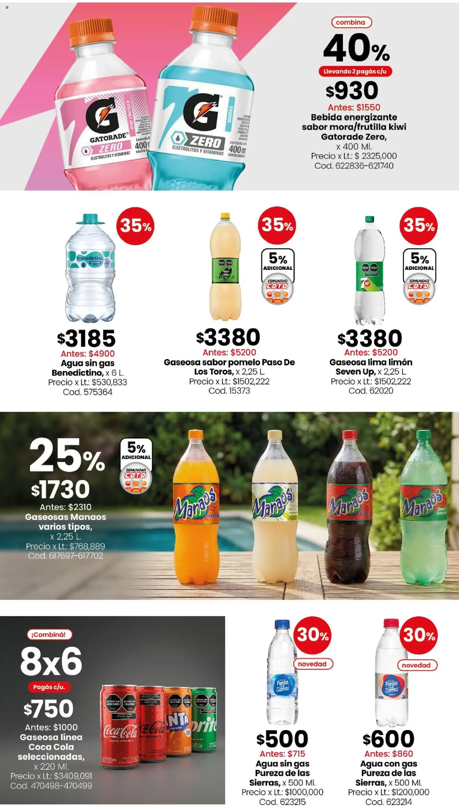 Coto - Almacén y bebidas │ válido desde el 11.05.2026 | Página: 7 | Productos: Frutilla, Lima, Pomelo, Kiwi