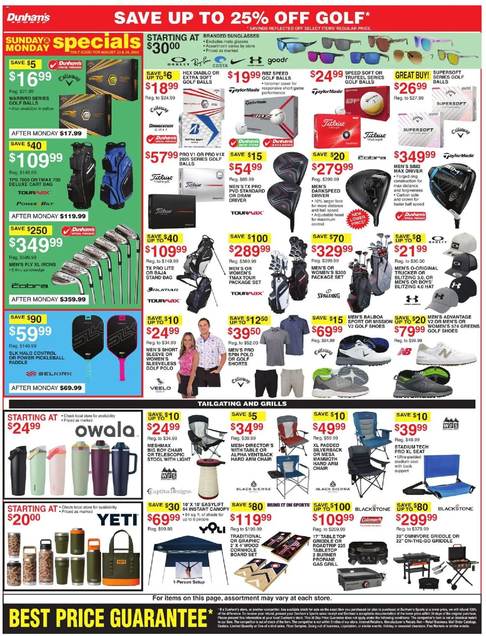 Dunham's Sports Weekly Ad - valid from 08/22/2026 | Page: 8 | Products: Shorts, Glasses, Game, Bag