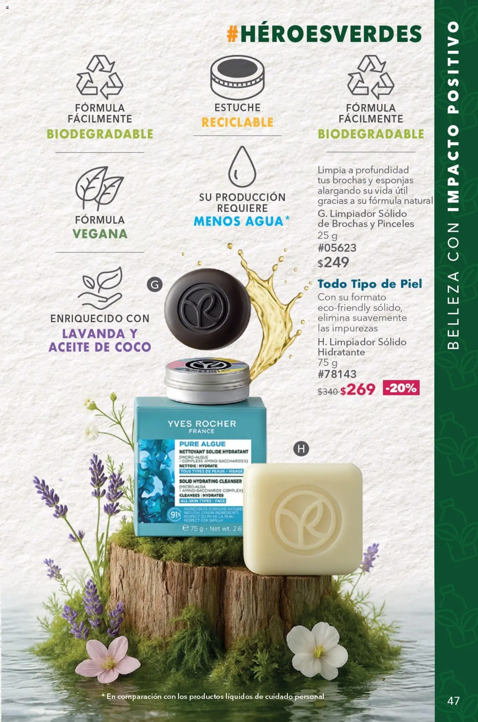 Nuevas ofertas de Yves Rocher válidas en toda la República Mexicana desde el 23.06.2026. ¡Encuentra las mejores ofertas en Yves Rocher campaña 9 2026! | Página: 49