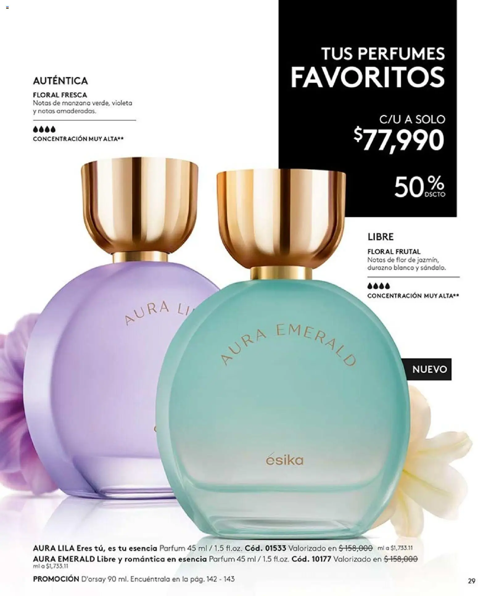 Ésika revista - valida desde el 17/08/2026 | Página: 29 | Productos: Manzana, Perfumes, Durazno
