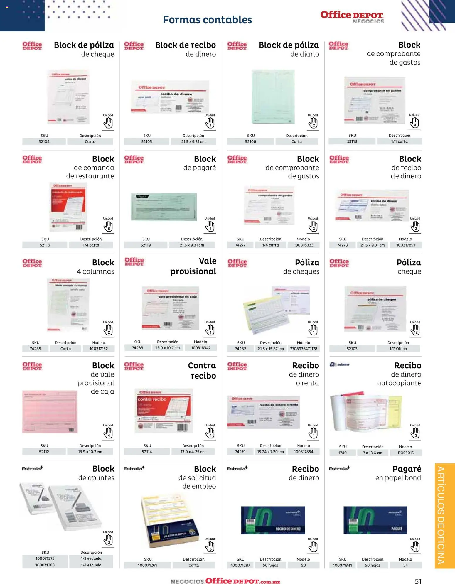 Nuevas ofertas de Office Depot válidas en toda la República Mexicana desde el 12/01/2026. ¡Encuentra las mejores ofertas en Office Depot catálogo 2026! | Página: 53 | Productos: Caja