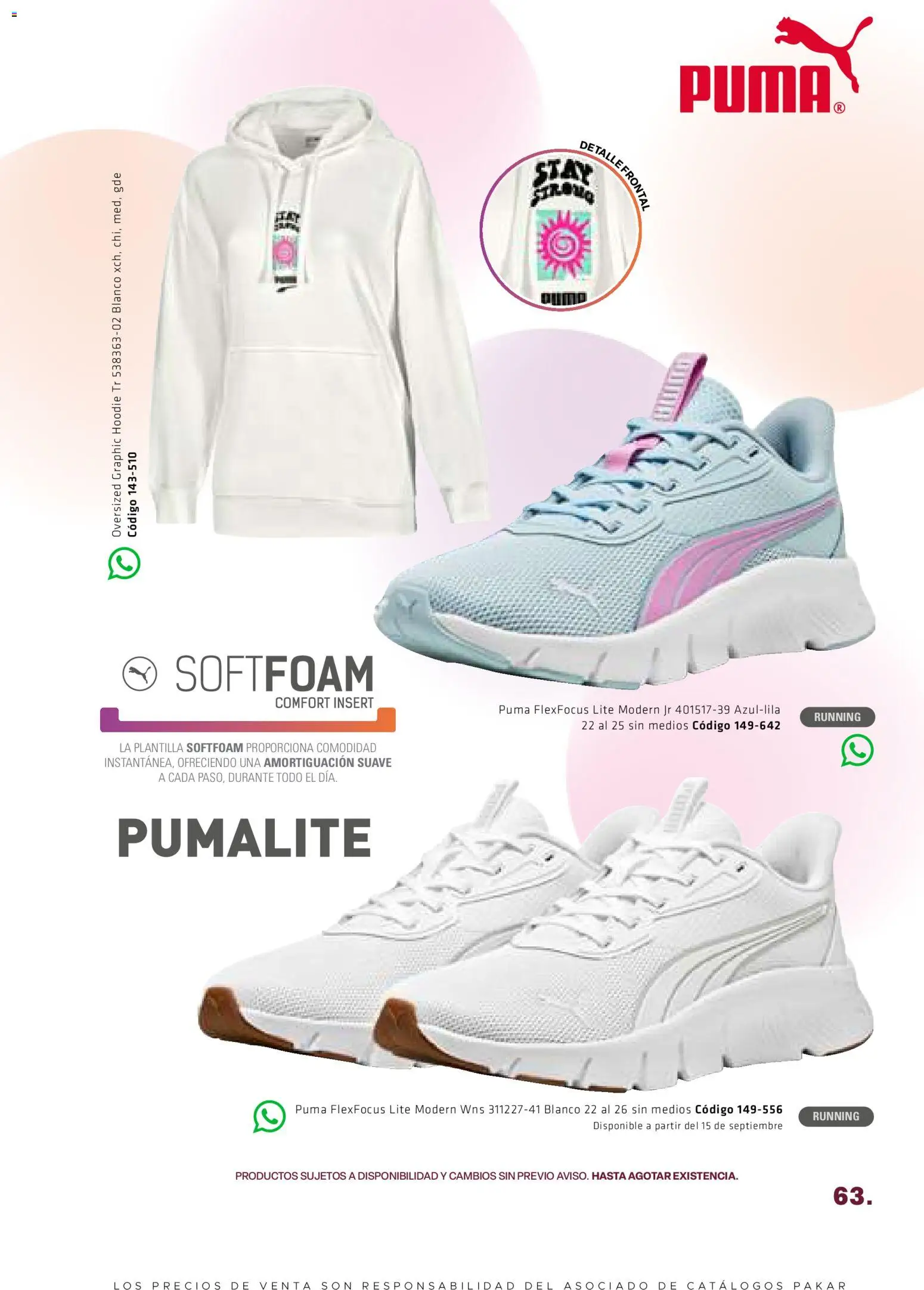 Nuevas ofertas de SC Pakar válidas en toda la República Mexicana desde el 28/08/2026. ¡Encuentra las mejores ofertas en SC Pakar catálogo Otoño! | Página: 63