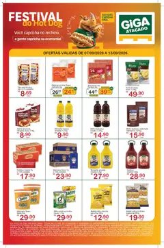 GIGA Atacado ofertas Hot Dog - Pré-Visualização do folheto da loja GIGA Atacado, válido de 07/09/2026