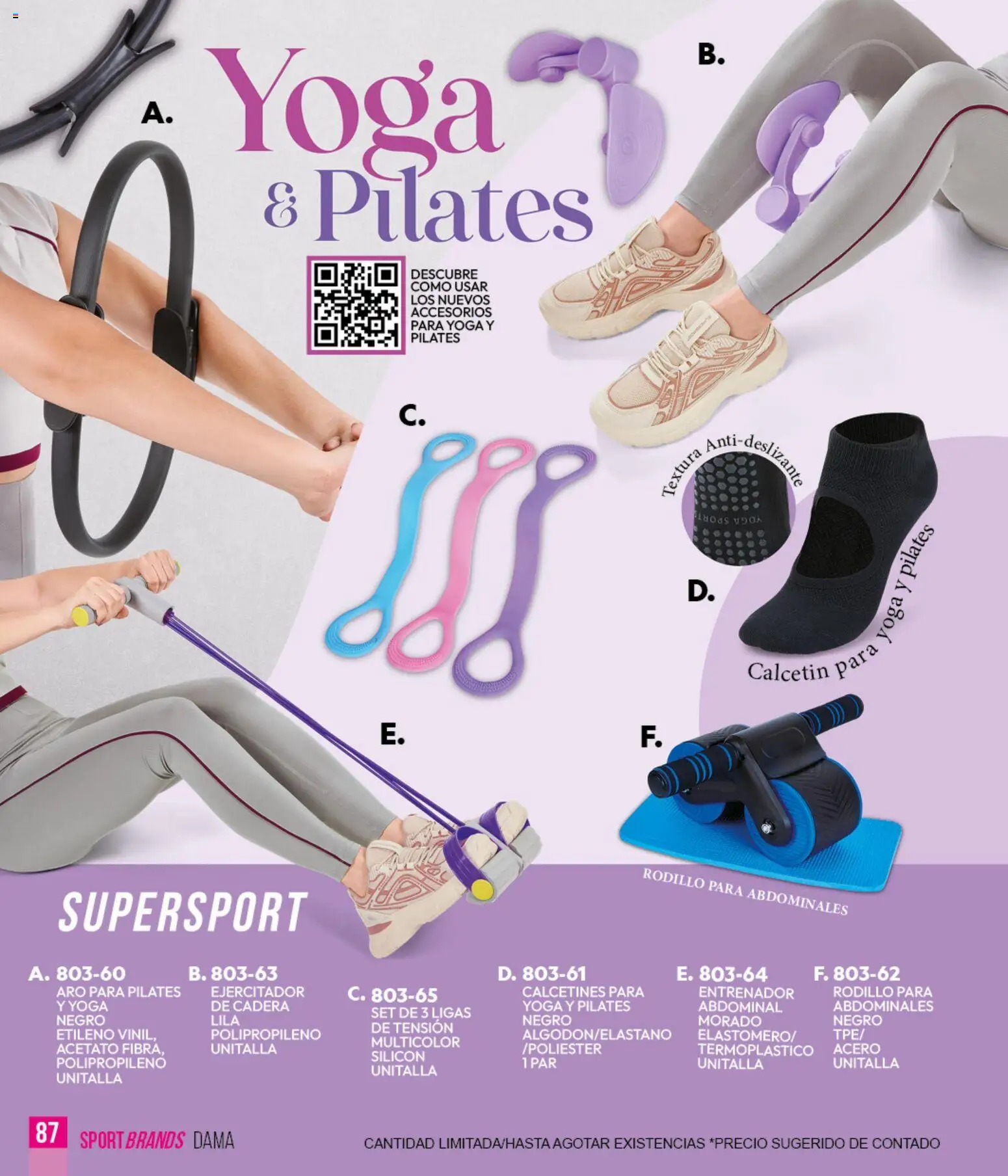 Nuevas ofertas de Cklass válidas en toda la República Mexicana desde el 05.03.2026. ¡Encuentra las mejores ofertas en Cklass catálogo Verano Sportbrands Dama! | Página: 88 | Productos: Rodillo