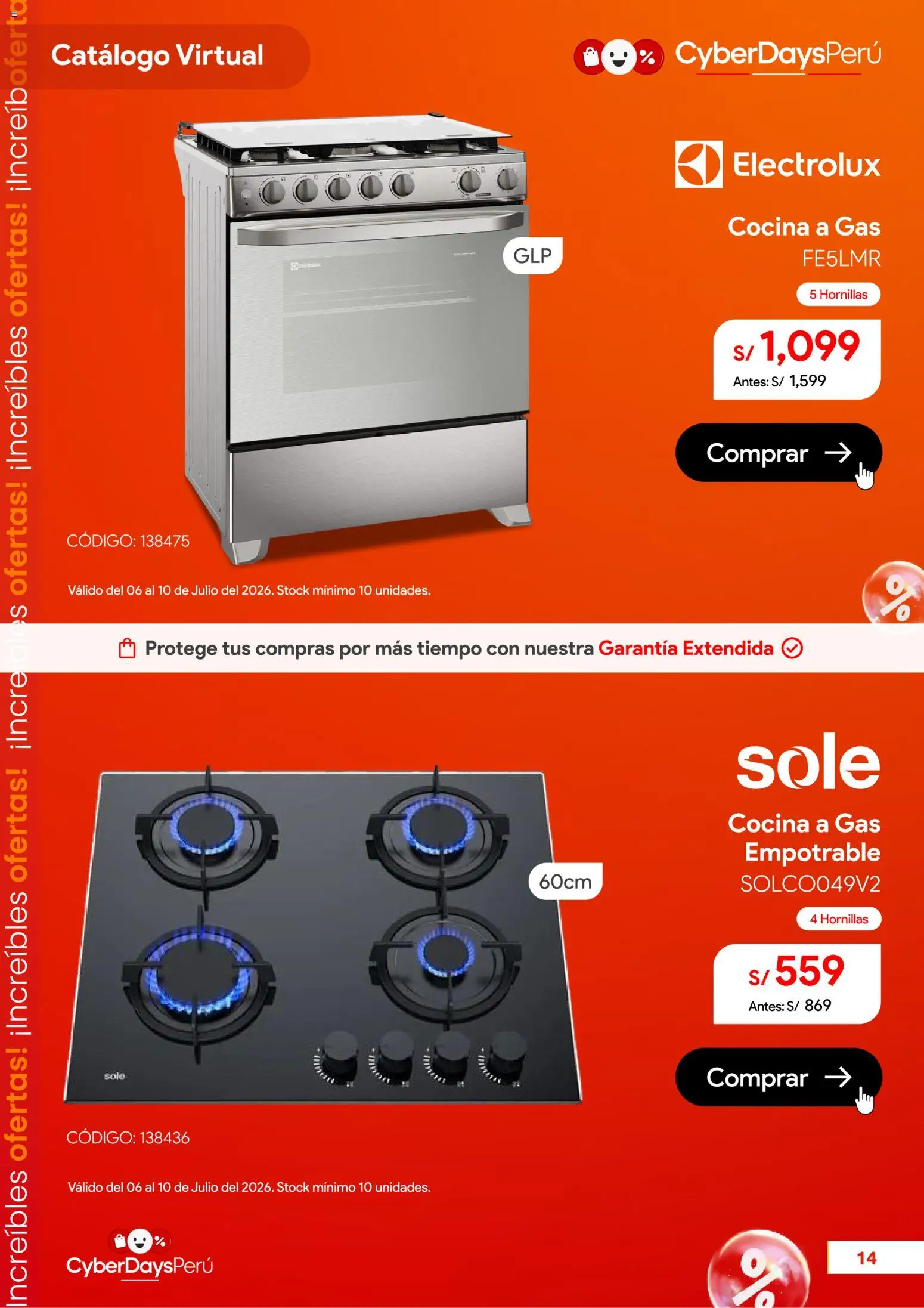 Catálogo Hiraoka válido desde 06/07/2026 | Página: 15 | Productos: Cocina