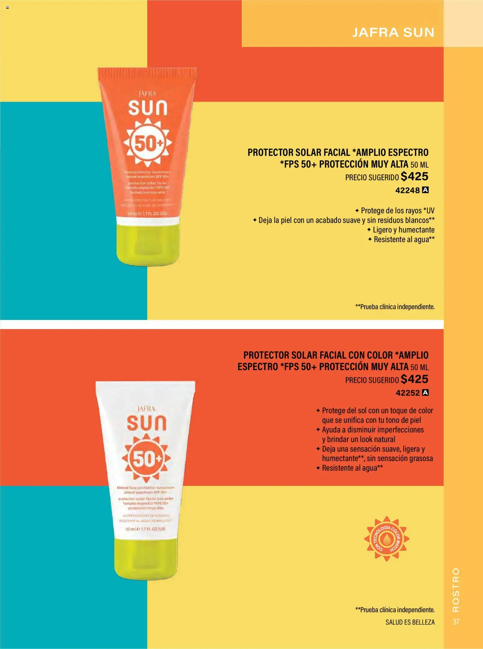 Nuevas ofertas de JAFRA válidas en toda la República Mexicana desde el 01.02.2026. ¡Encuentra las mejores ofertas en JAFRA catálogo Organizador de Ventas! | Página: 37 | Productos: Agua, Protector solar