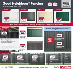 Preview of Stratco catalogue SA - valid from 17.04.2026 | Page: 21 | Products: Fence, Gate, Powder, Light