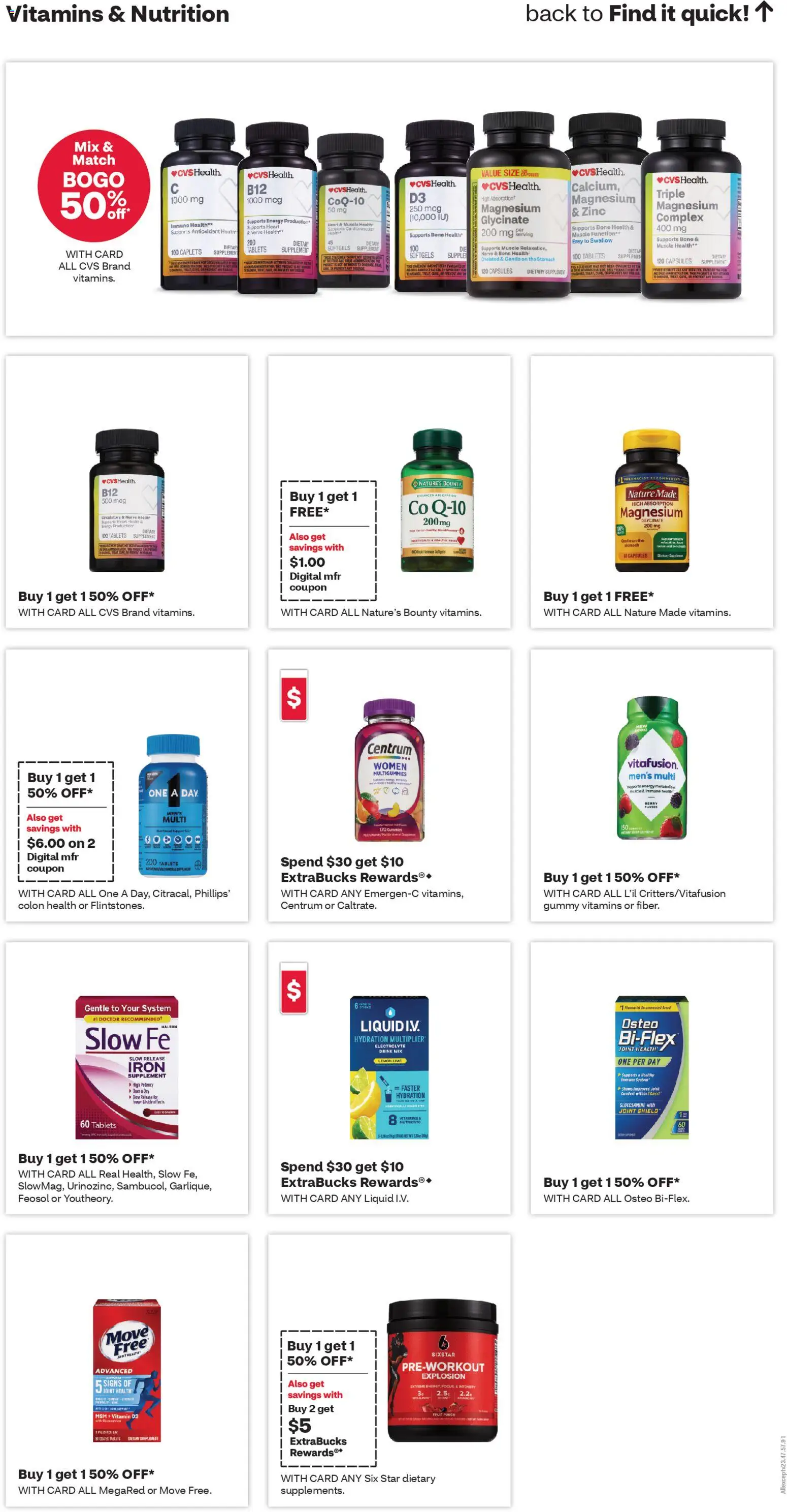CVS Pharmacy Weekly Ad - AZ - valid from 12.04.2026 | Page: 8 | Products: Vitamin, CoQ10, Lemon, Lime