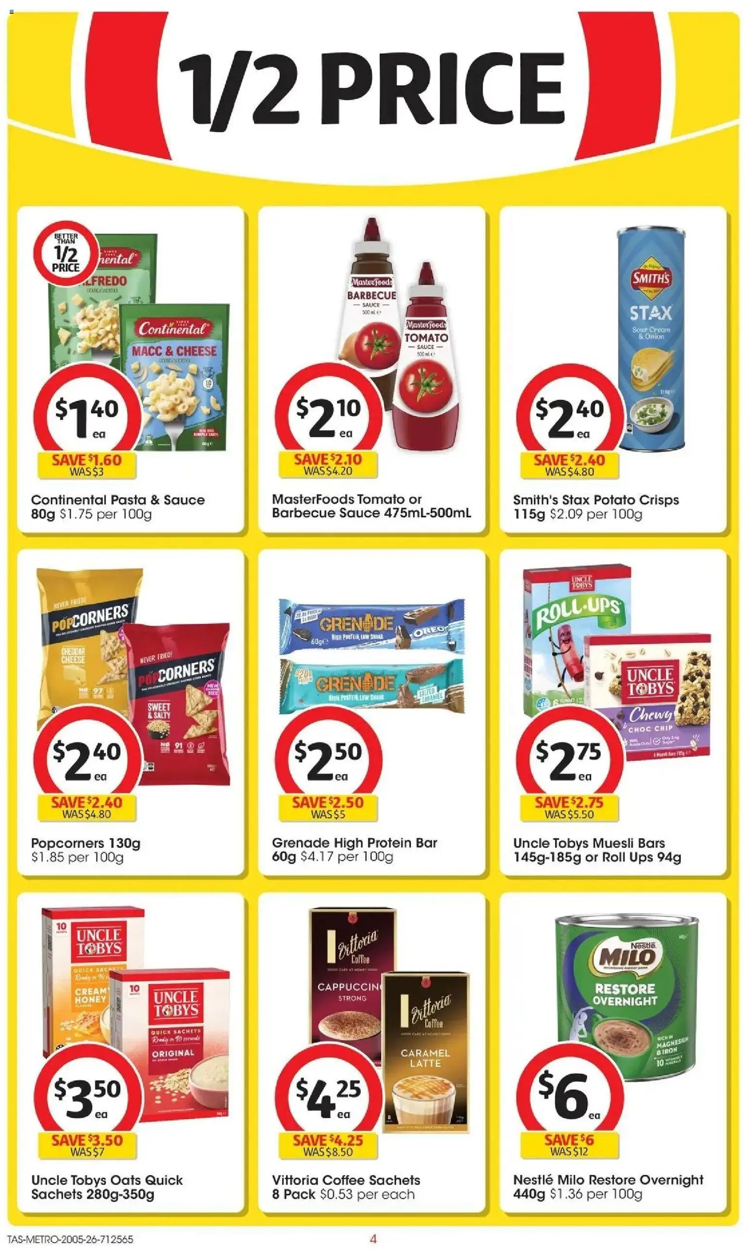 Coles catalogue - valid from 19.05.2026 | Page: 4 | Products: Coffee, Oats, Iron, UPS