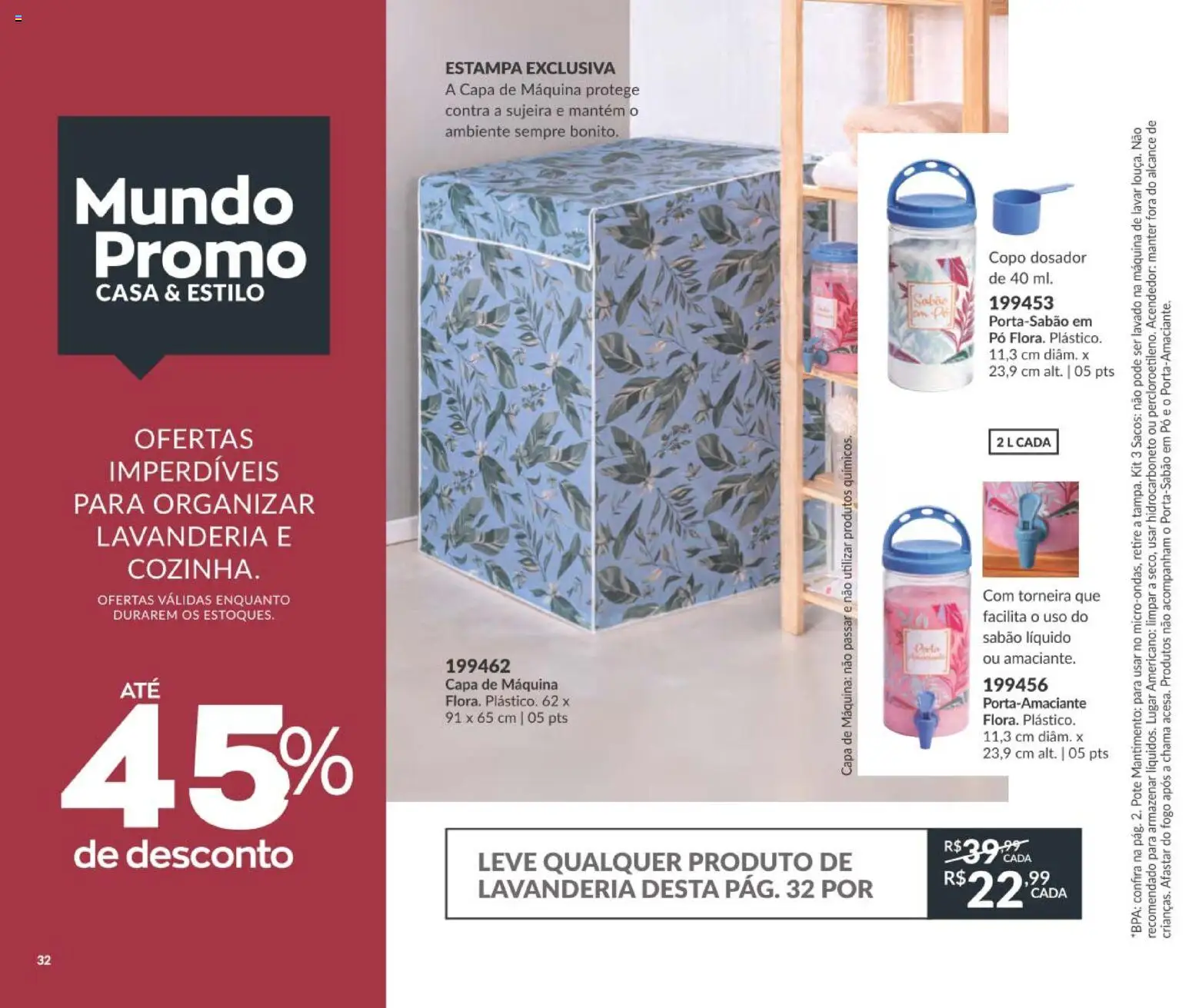 Avon Folheto - válido de 29/06/2026 | Página: 40 | Produtos: Máquina de lavar, Pó, Sabão, Torneira