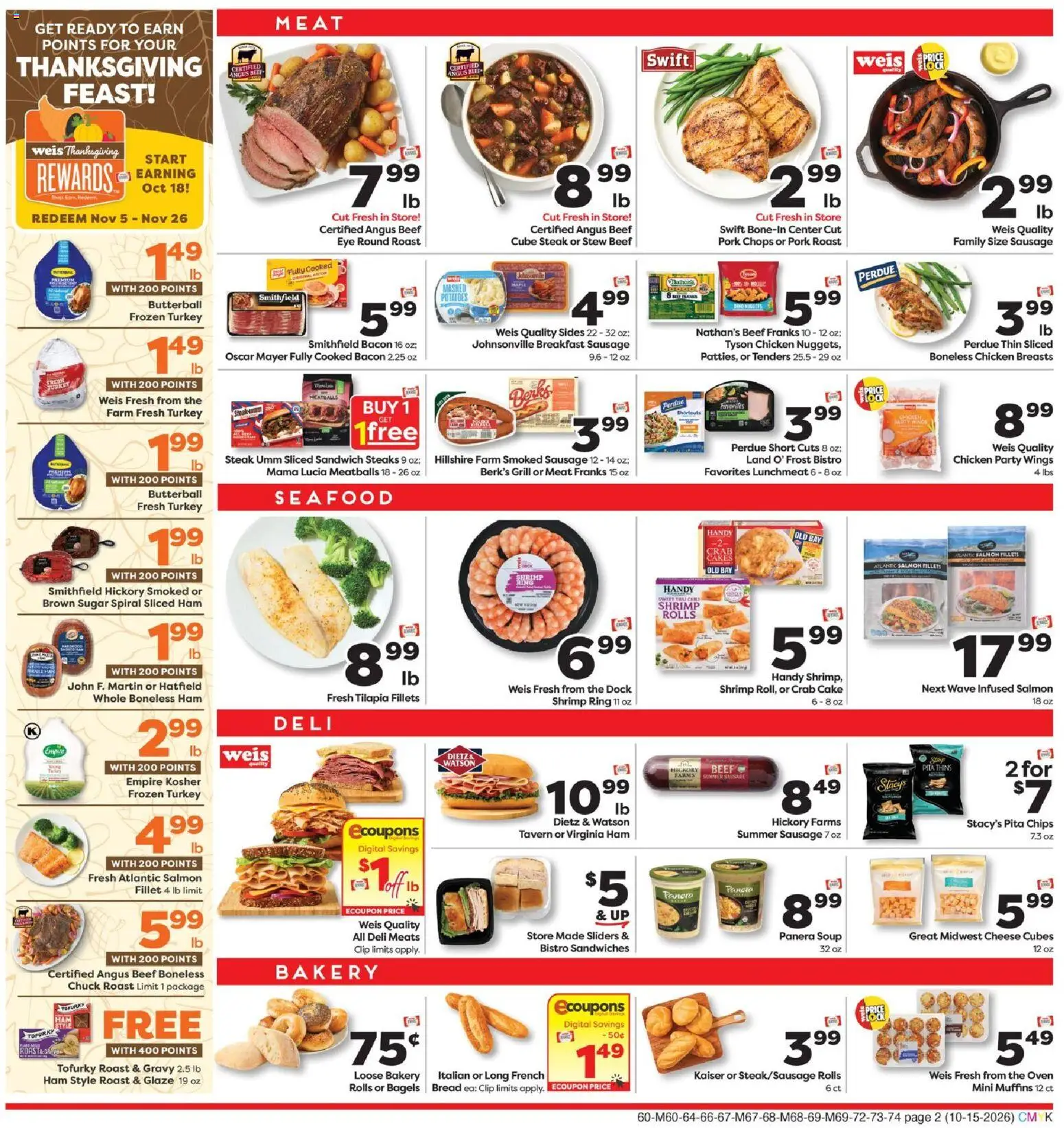 Weis Weekly Ad - valid from 10/15/2026 | Page: 2